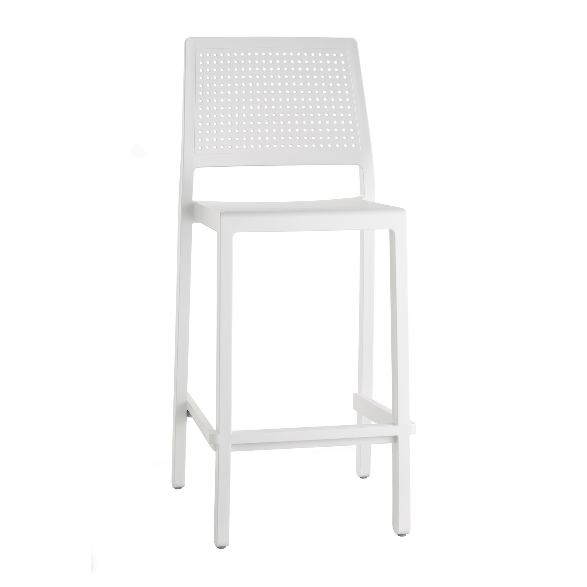 Taburete de bar de plástico apilable
