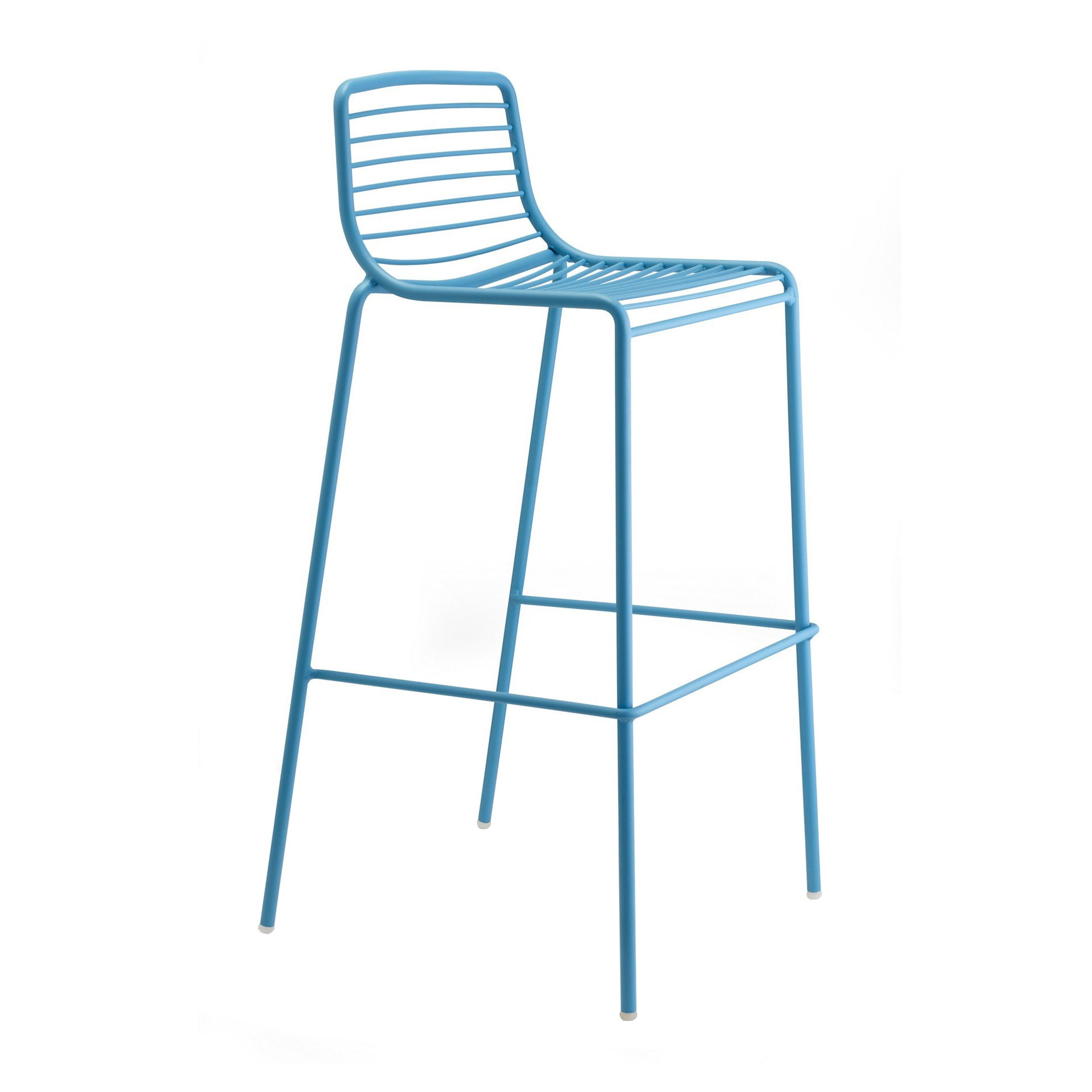 Outdoor stackable steel bar stool Summer