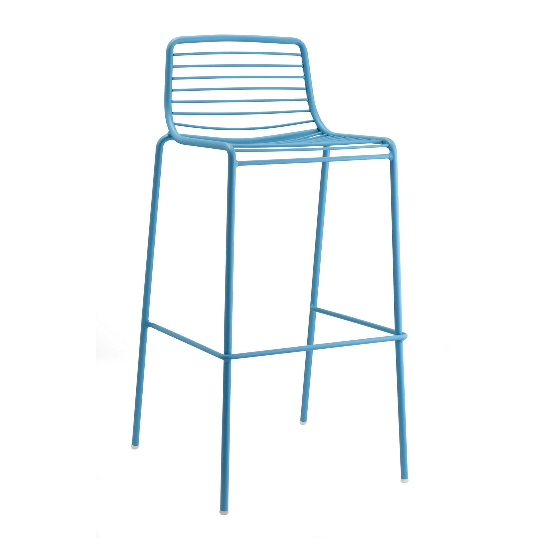 Outdoor stackable steel bar stool Summer