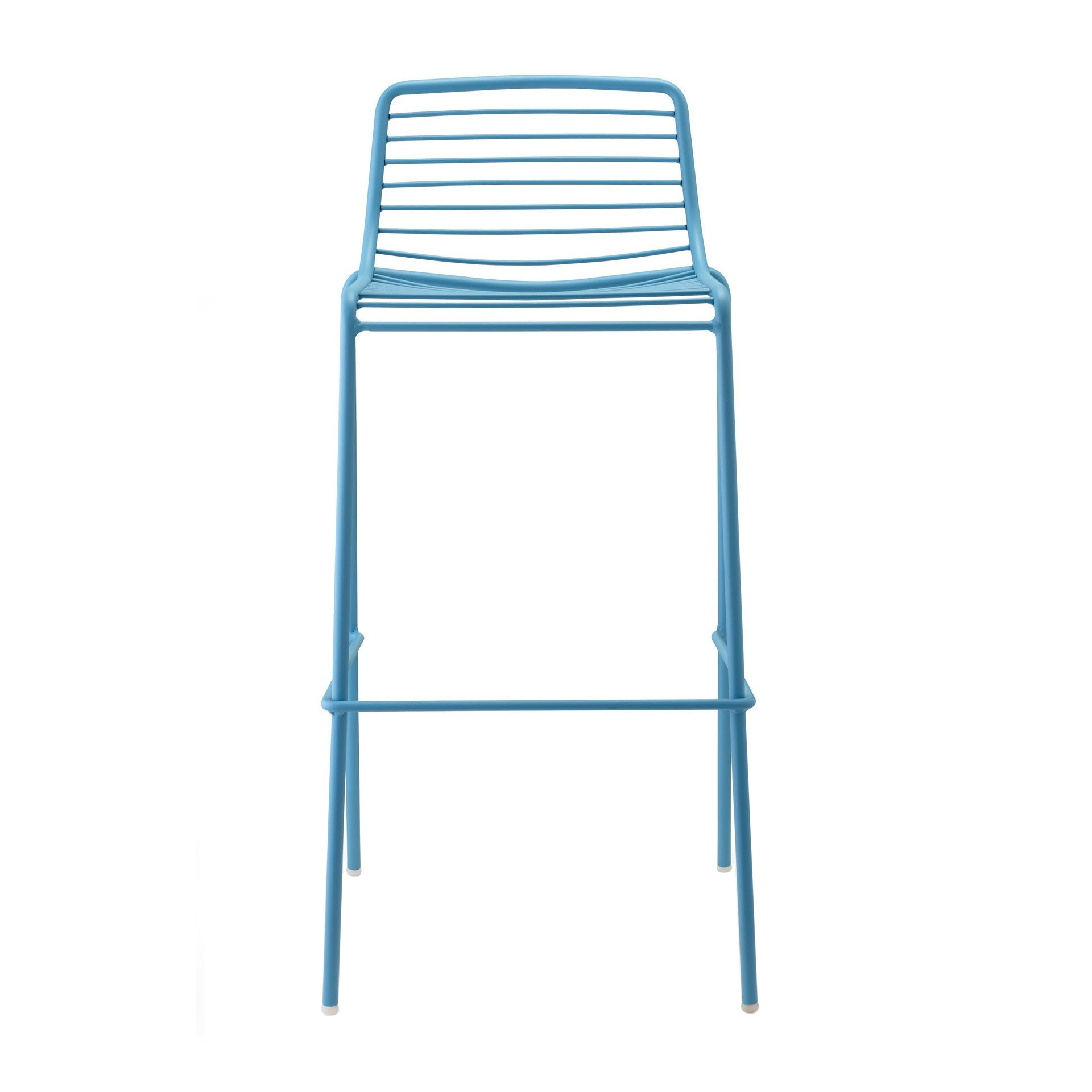 Outdoor stackable steel bar stool Summer
