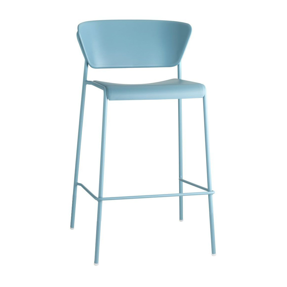 Plastic bar stool mini with metal frame