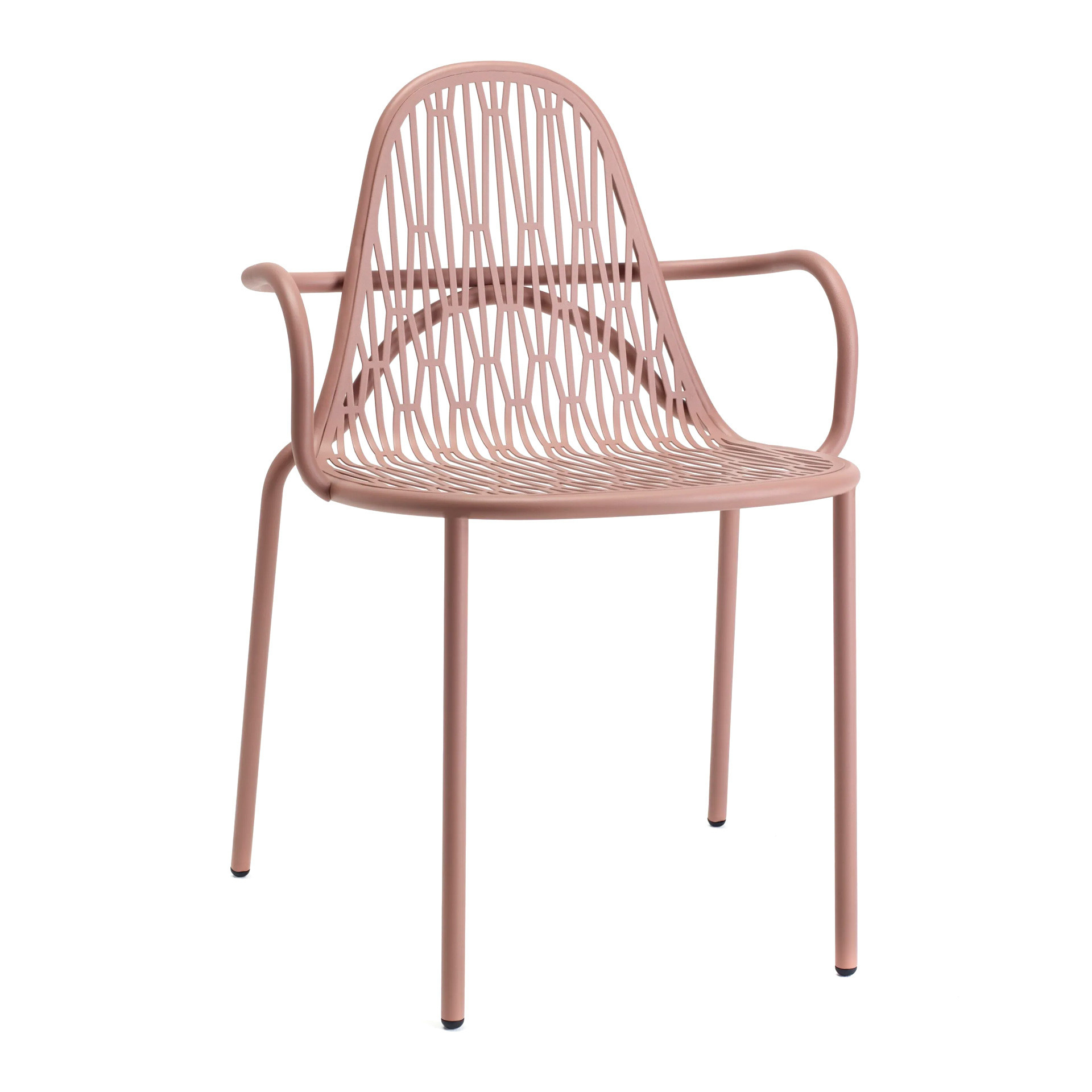 Outdoor armchair with metal weaves seat and back pattern B-2907 Malvasia