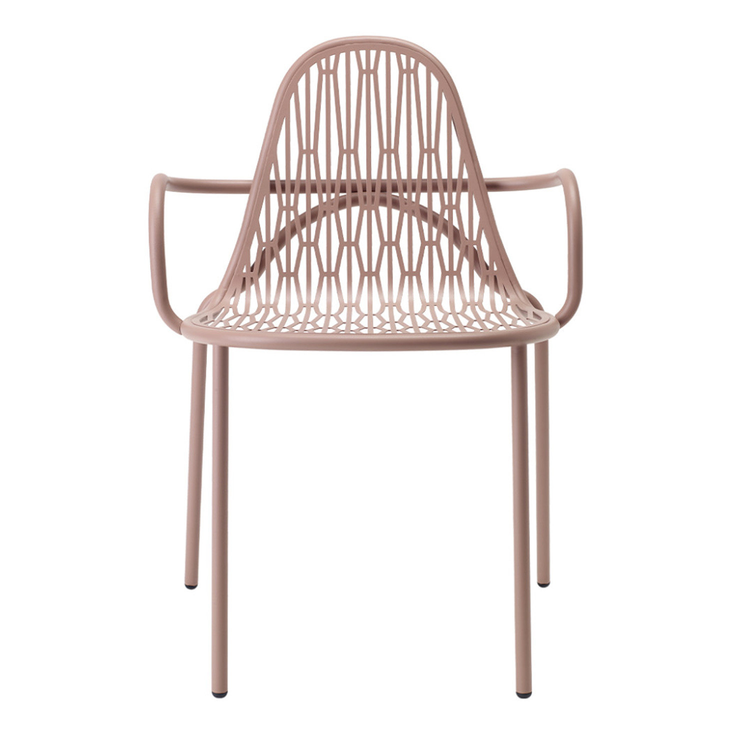 Outdoor armchair with metal weaves seat and back pattern B-2907 Malvasia