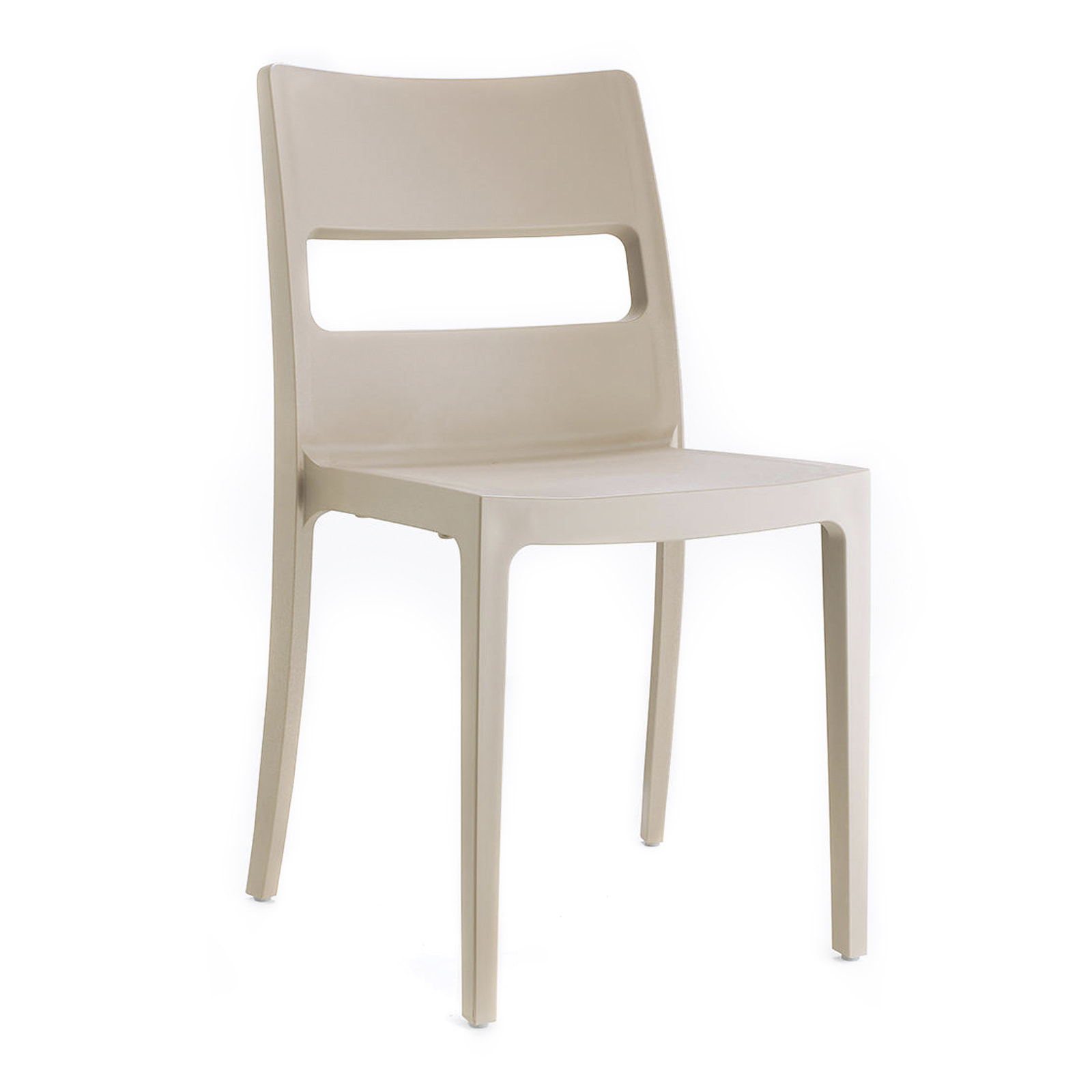 Silla de plástico apilable para exterior A-2275 SAI