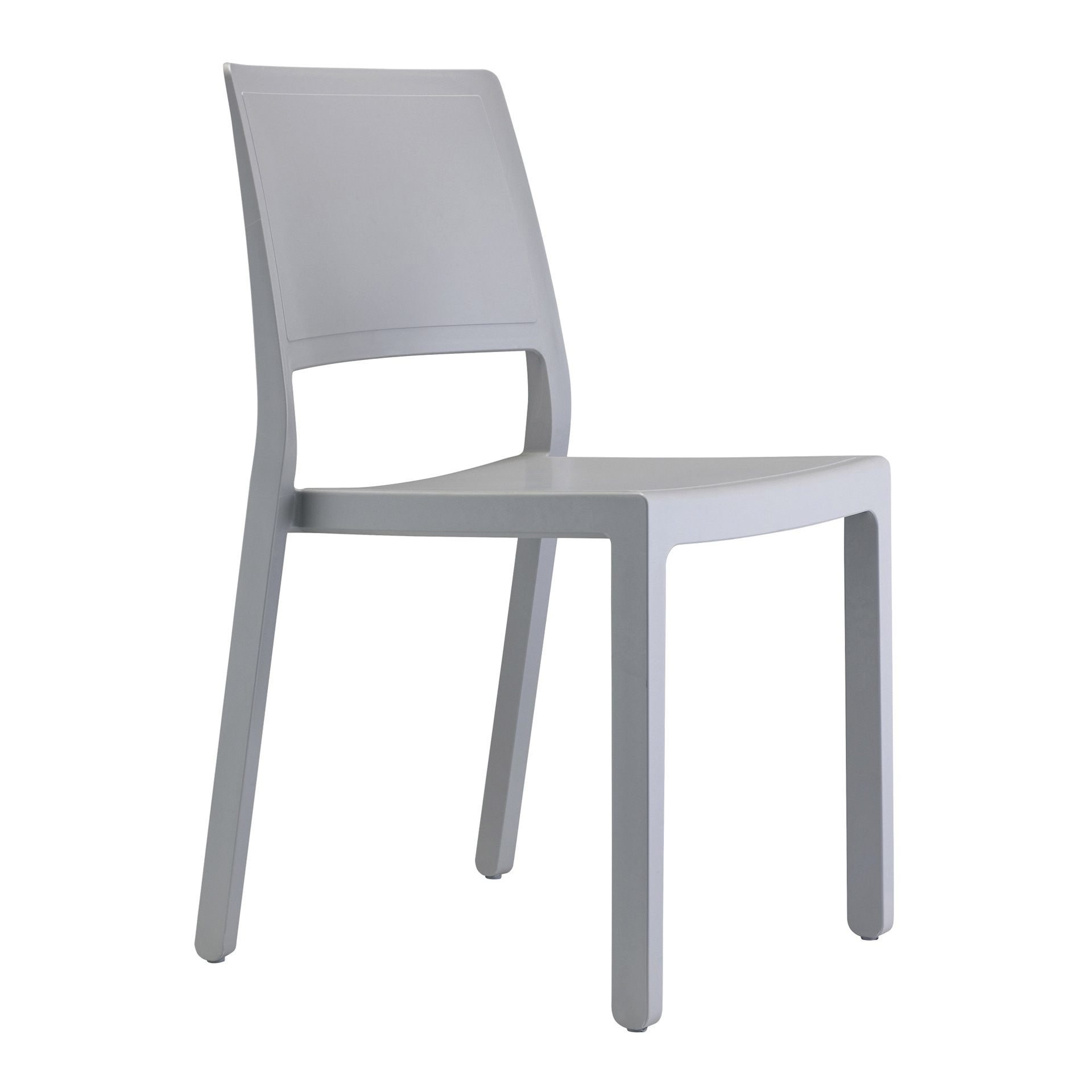 Silla de plástico apilable