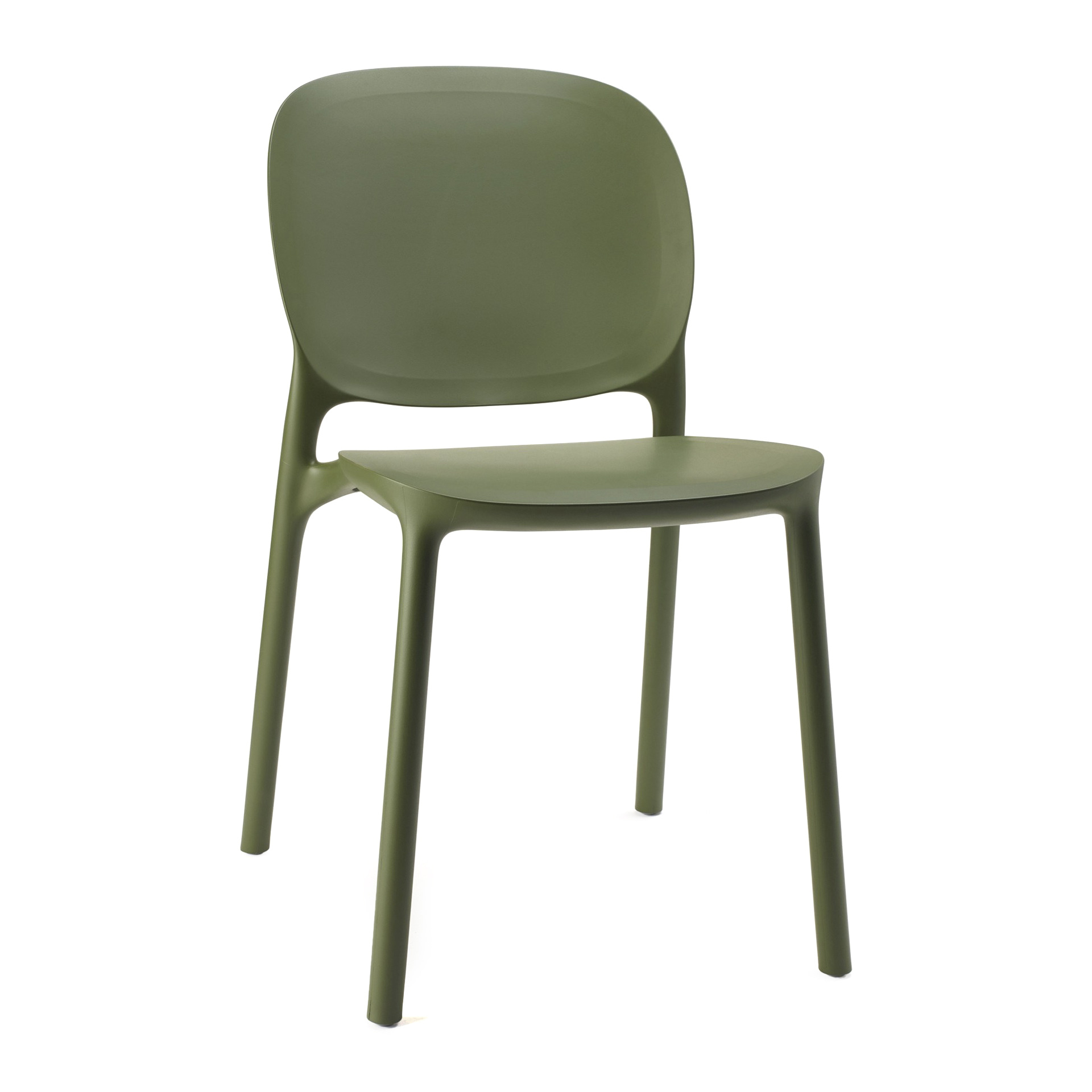 Stackable chair made of technopolymer A-2380 HUG