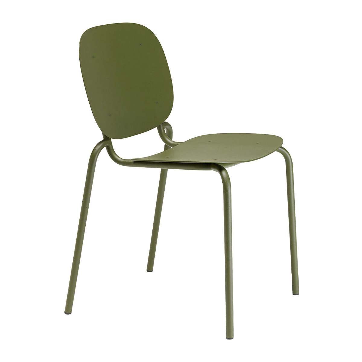 Outdoor steel chair