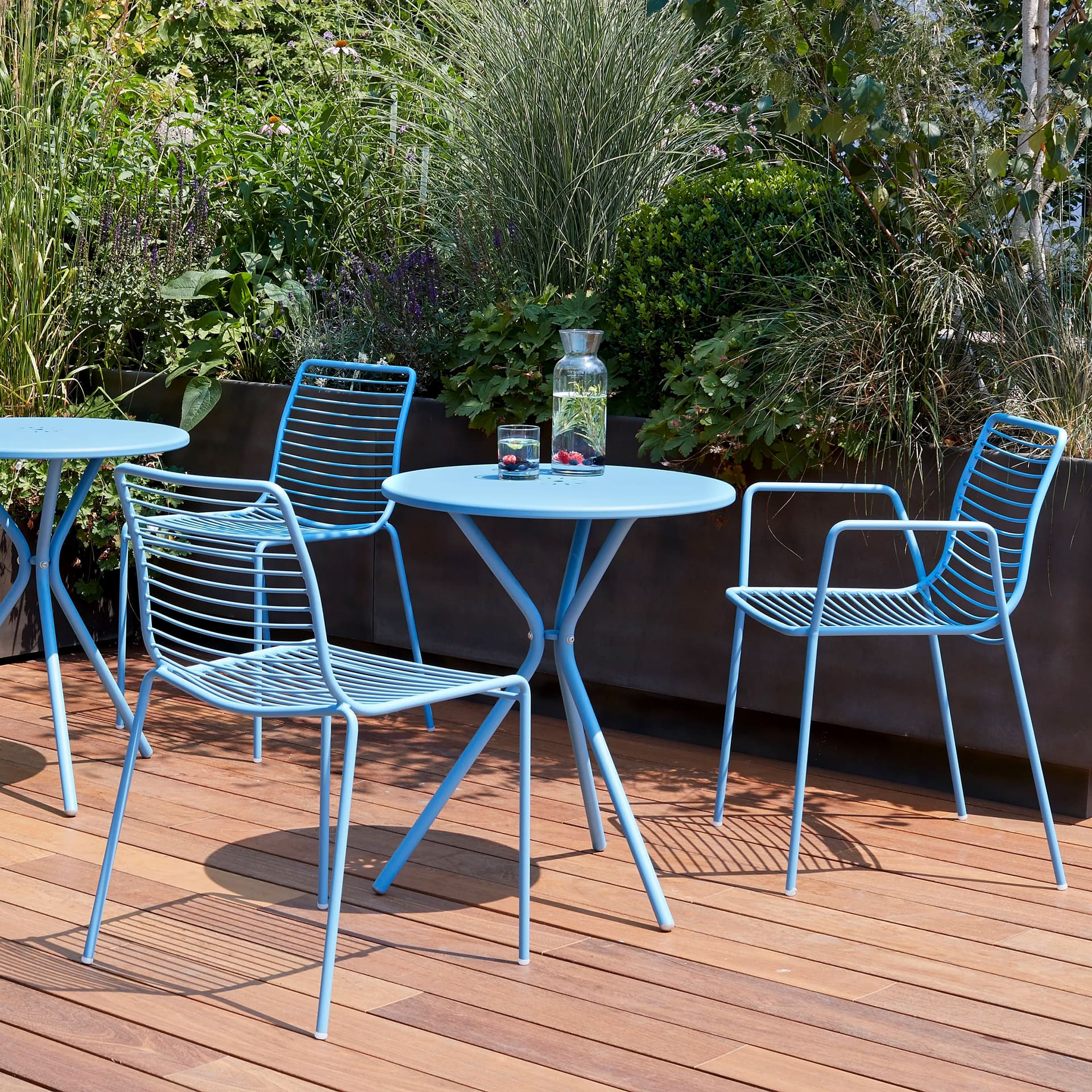 Stackable steel chair for outdoor use A-2522 Summer