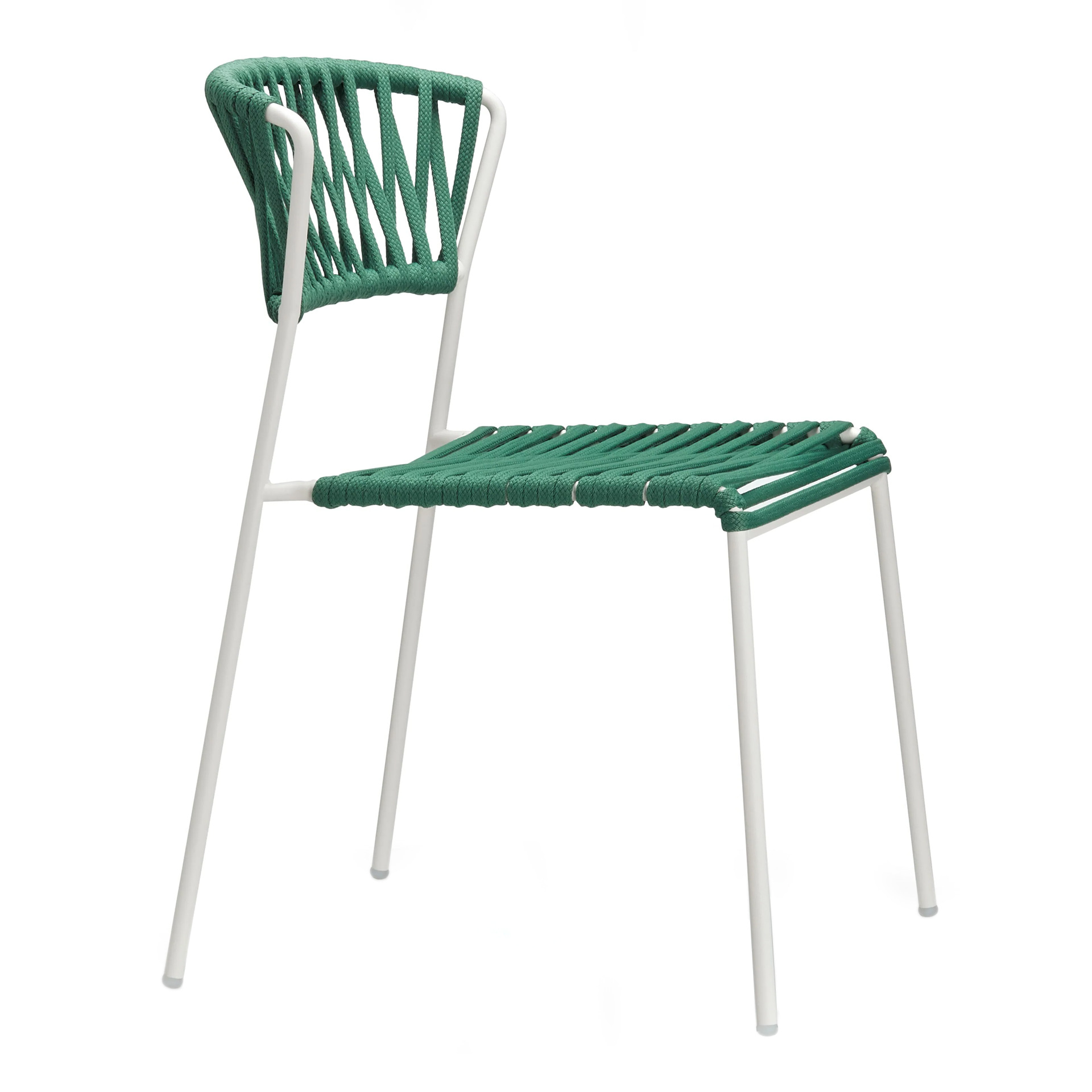 Stackable Chair with metal frame and nautical rope A-2870 Lisa Filo