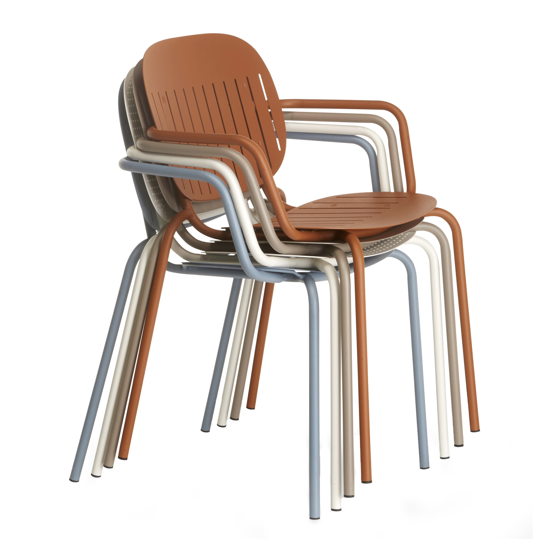 Stackable metal armchair B-2507 Si-Si Barcode