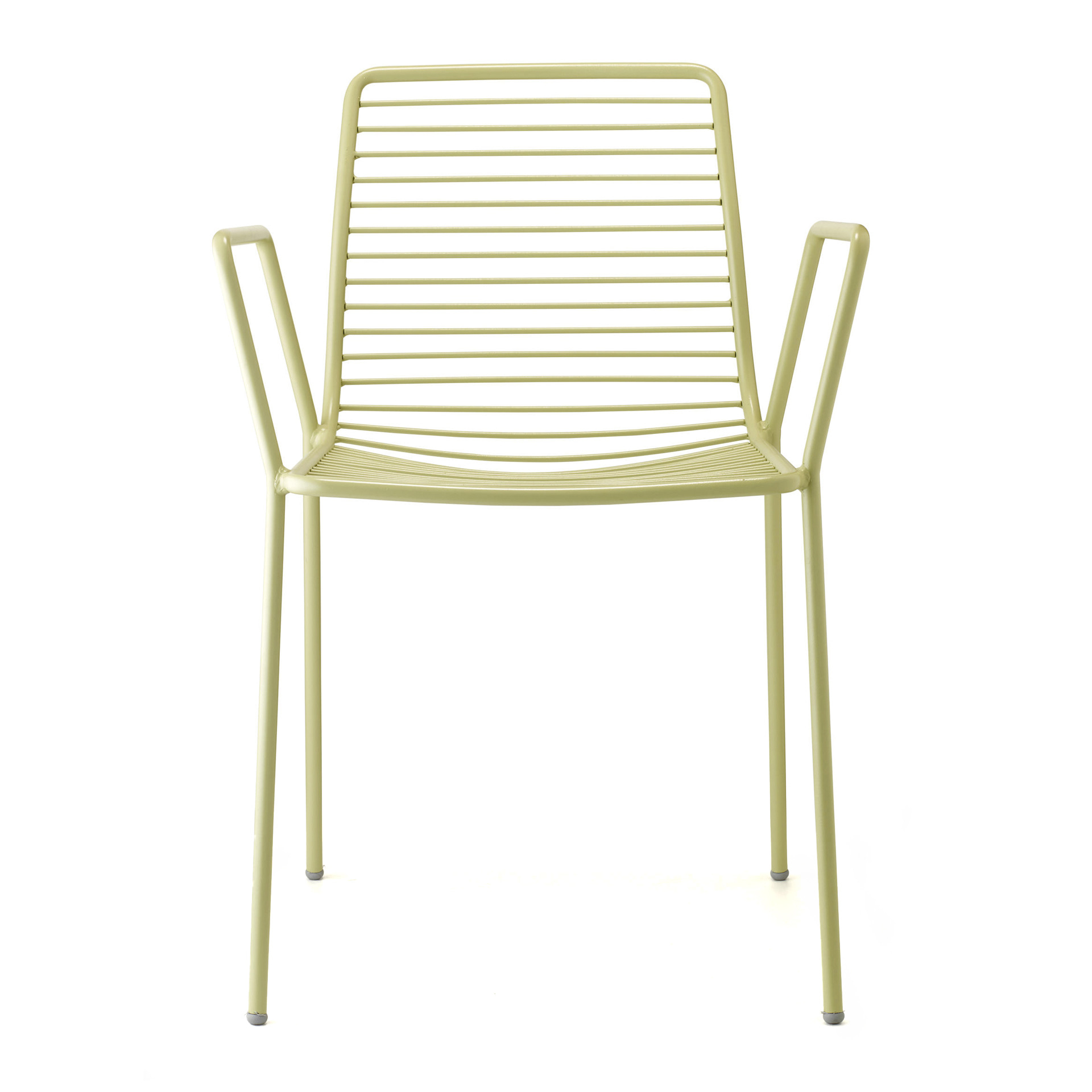 Stackable steel garden chair with armrests B-2520 Summer