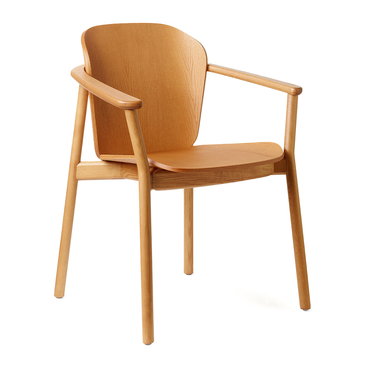 Restaurant wooden armchair
