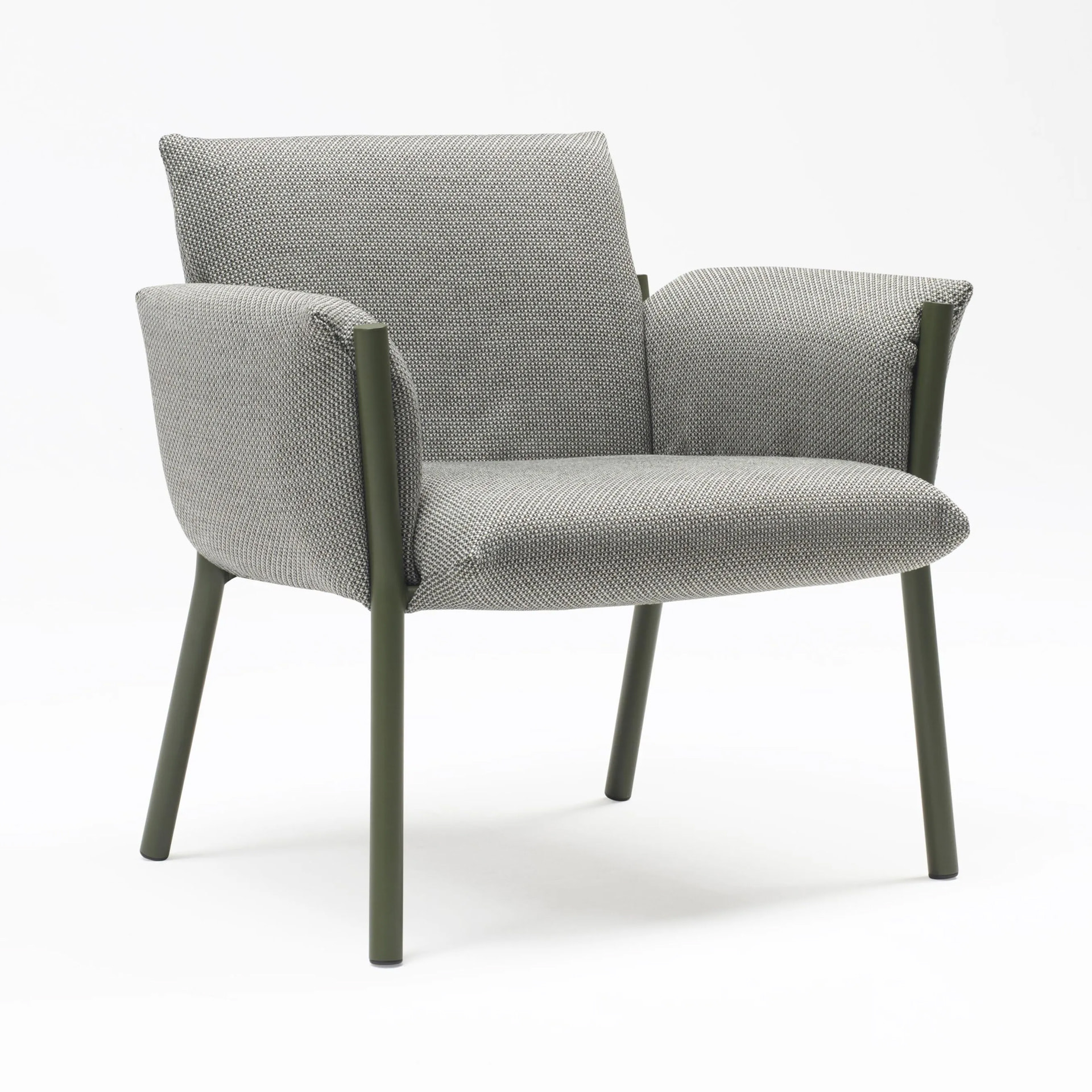 Outdoor upholstered metal armchair Brezza Lounge