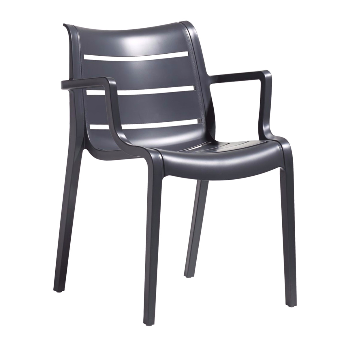 Technopolymer stackable chair B-2329 Sunset