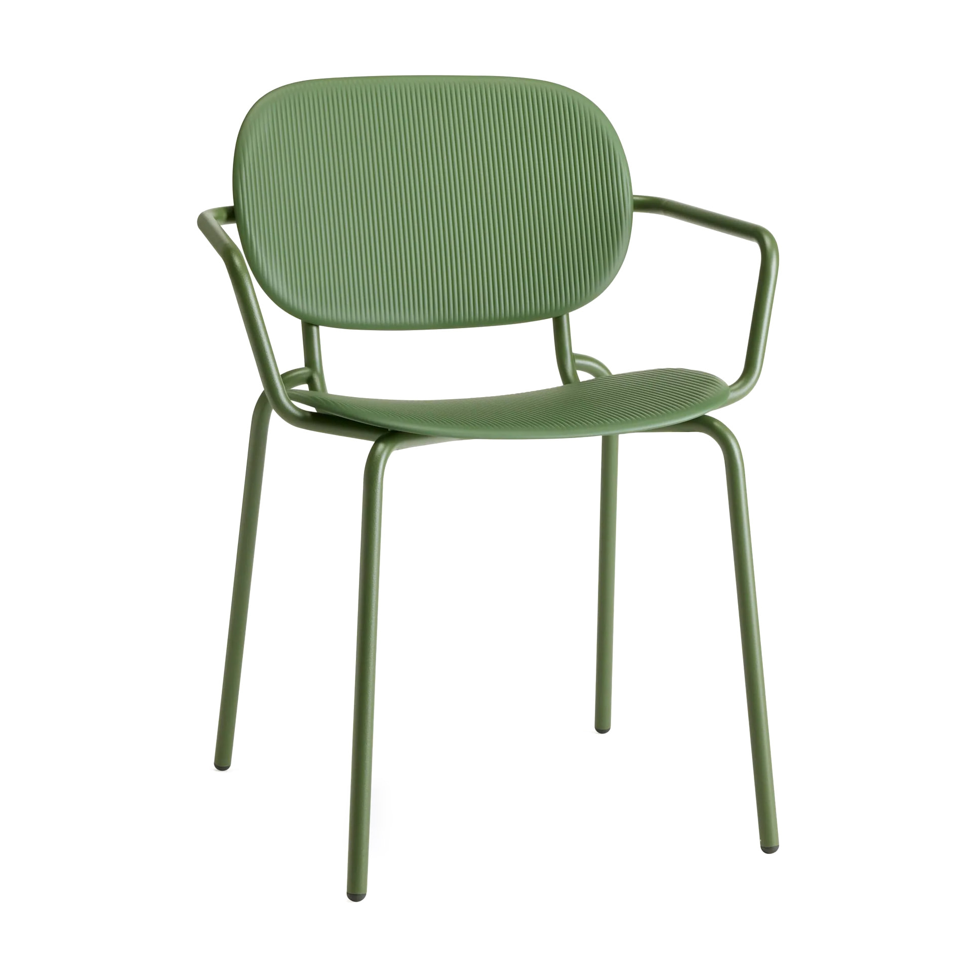 Outdoor armchair with steel frame and technopolymer B-Si-Si Vibes