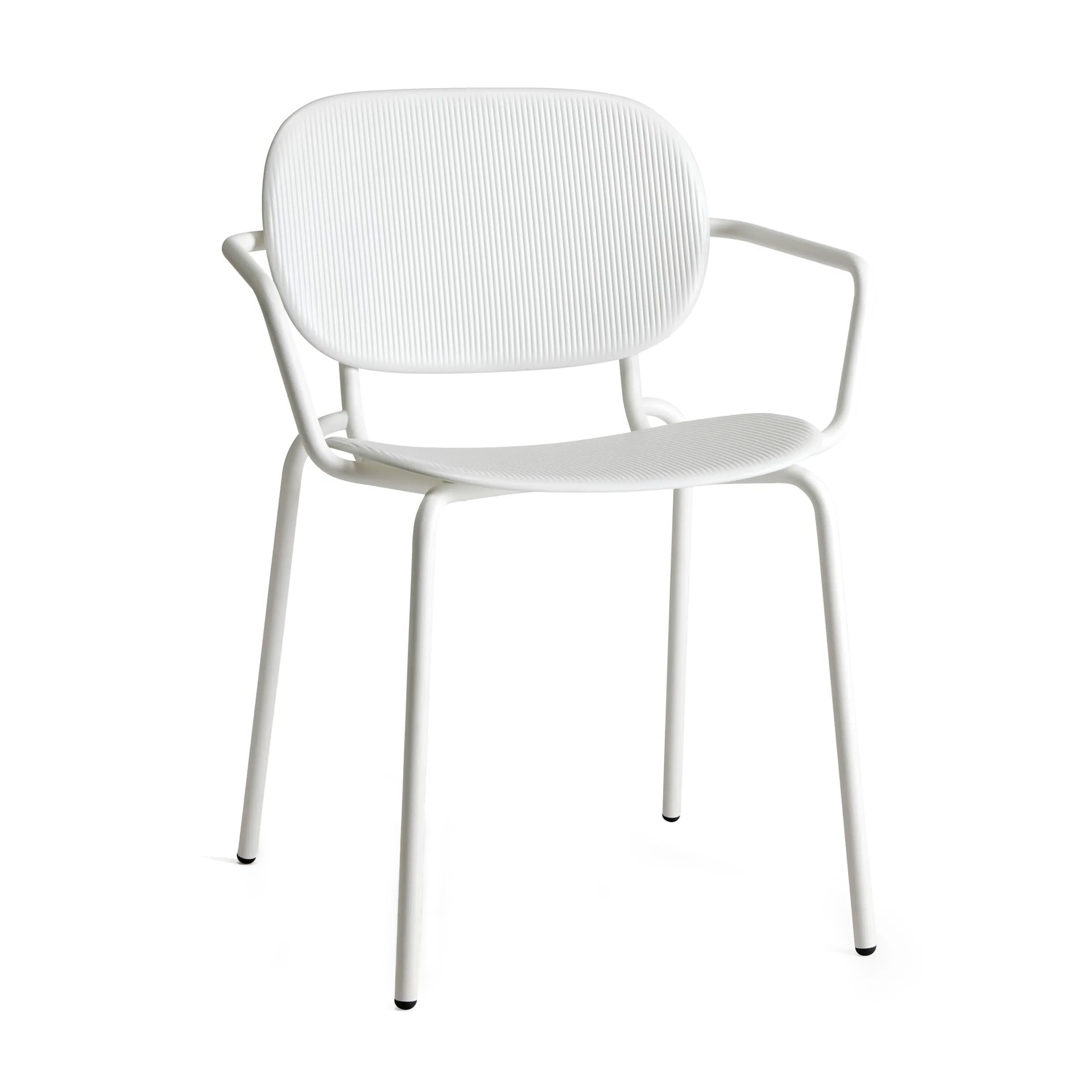 Outdoor armchair with steel frame and technopolymer B-Si-Si Vibes