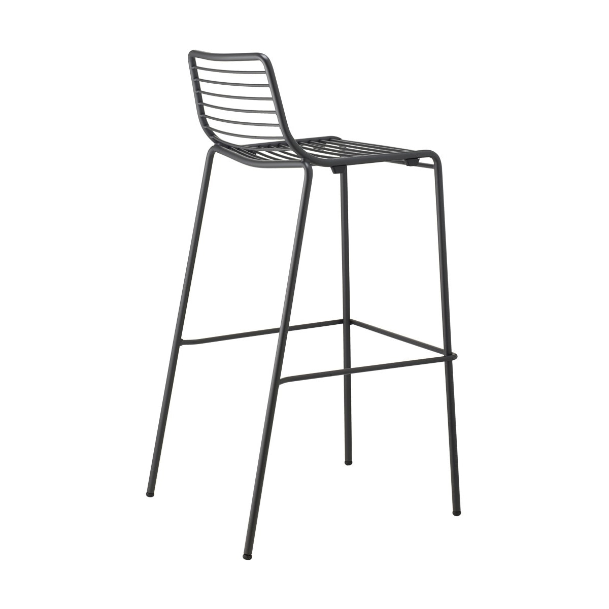 Outdoor stackable steel bar stool Summer