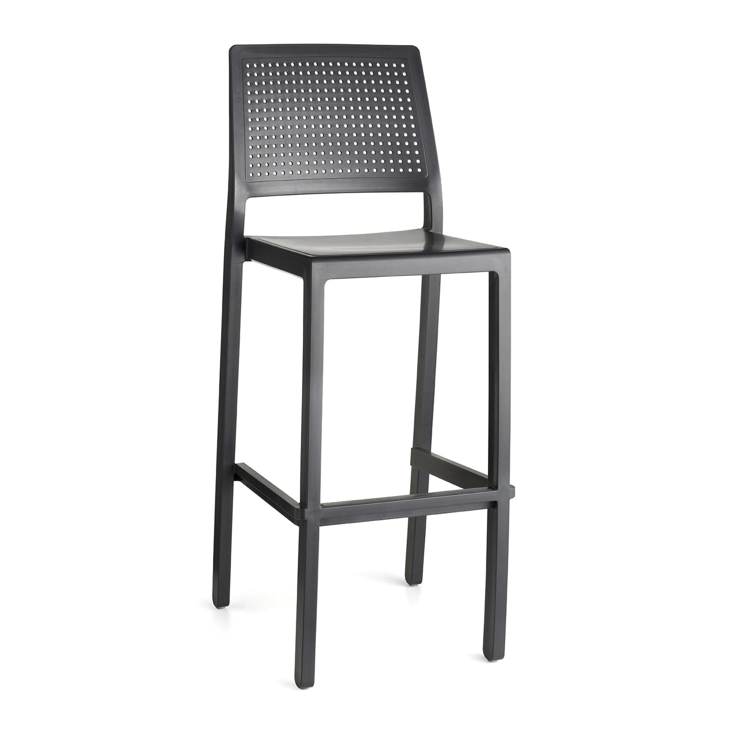 Stackable plastic bar stool