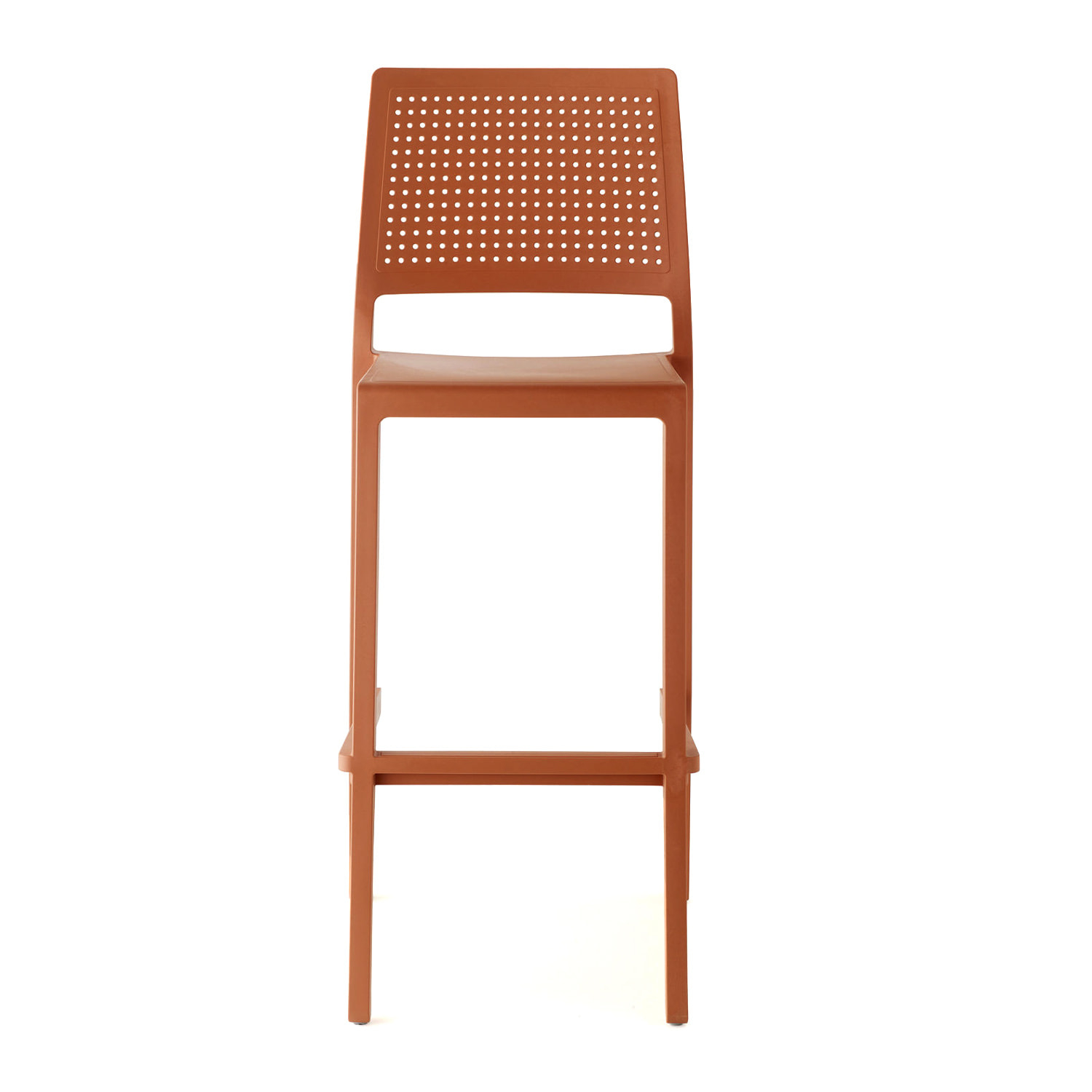 Stackable technopolymer bar stool H-2345 Emi