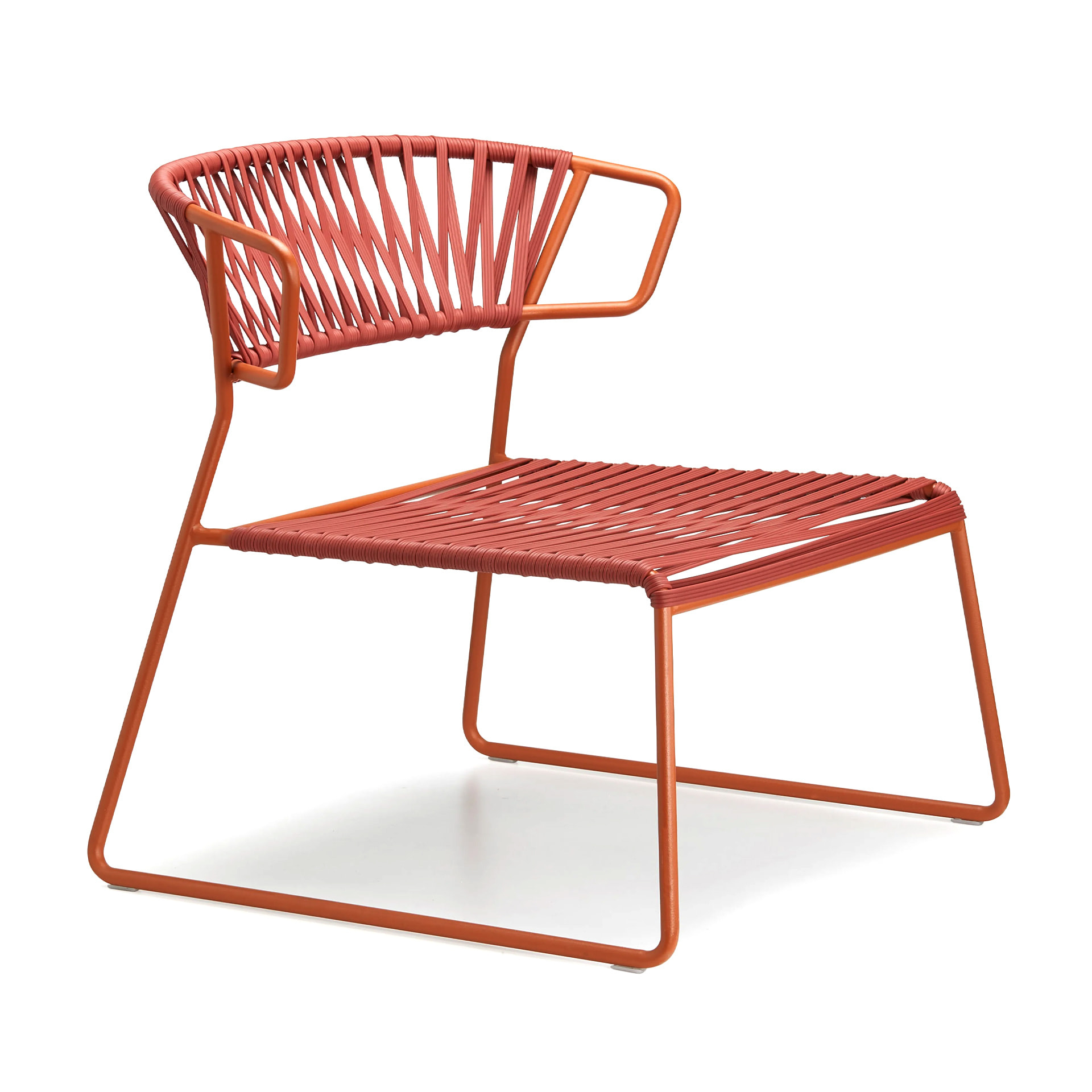Garden chair with steel frame and PVC with nylon core seat and back M-2877 Lisa Club