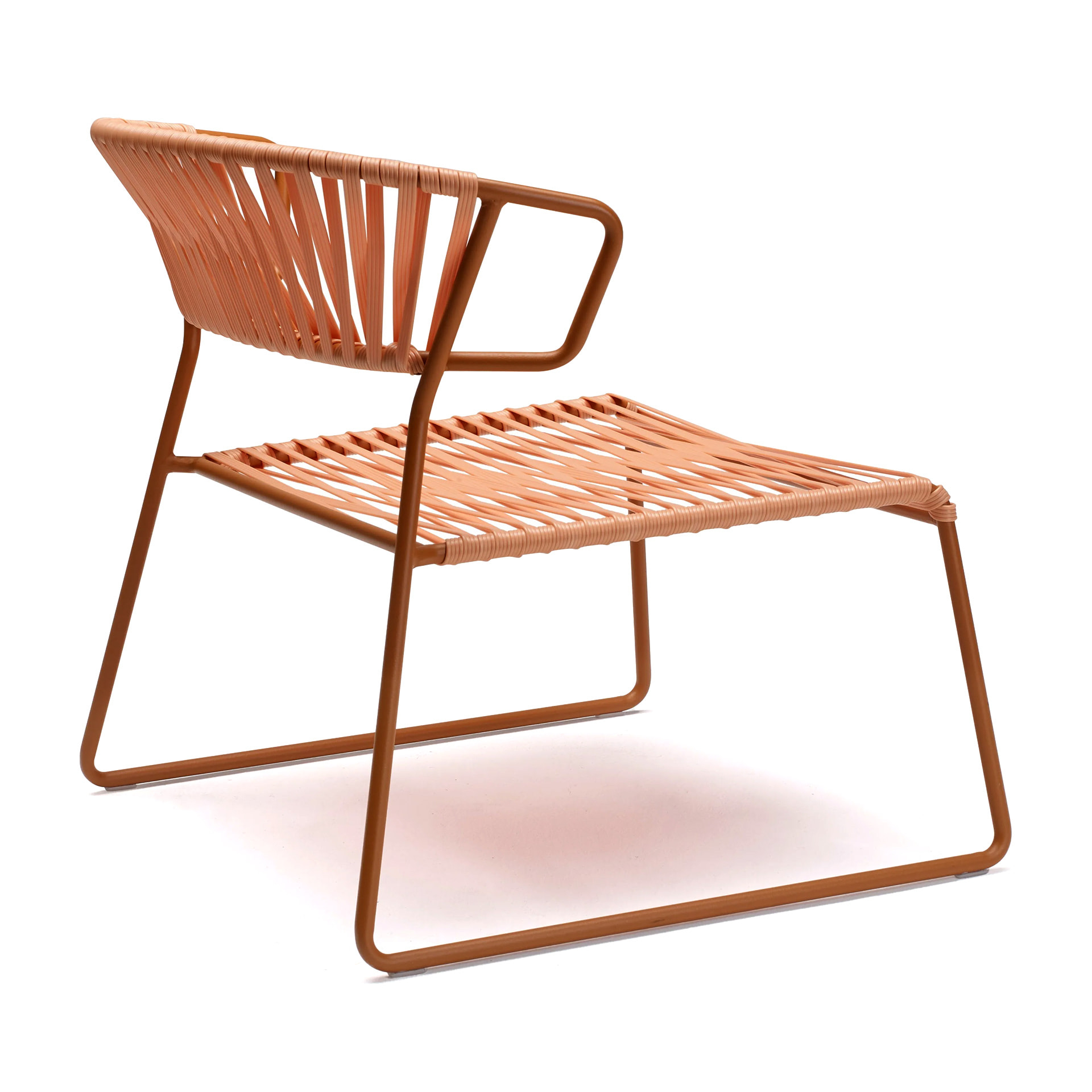 Garden chair with steel frame and PVC with nylon core seat and back M-2877 Lisa Club