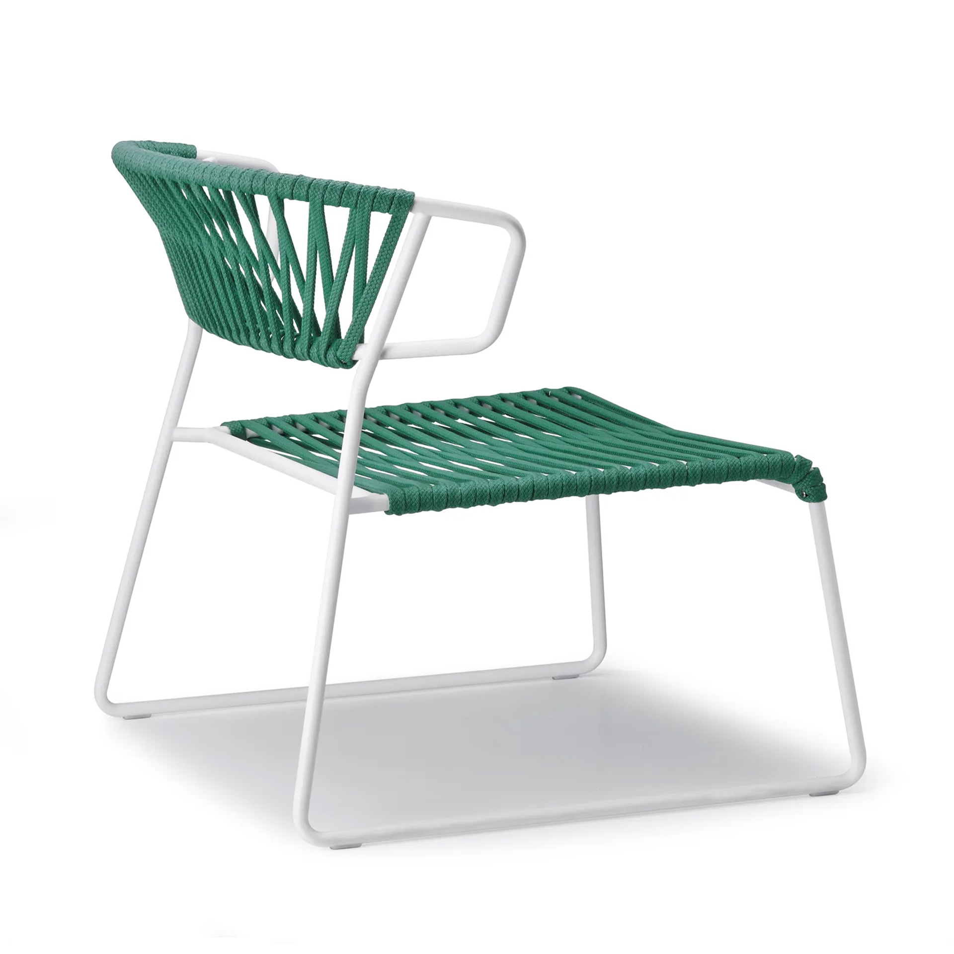 Garden chair with steel frame and nautical rope seat and back M-2878 Lisa Filo Lounge