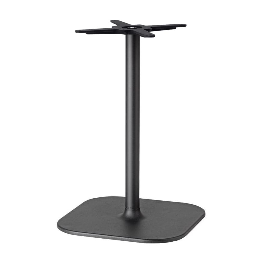 Base de mesa cuadrada de acero de columna redonda Rhino 5184