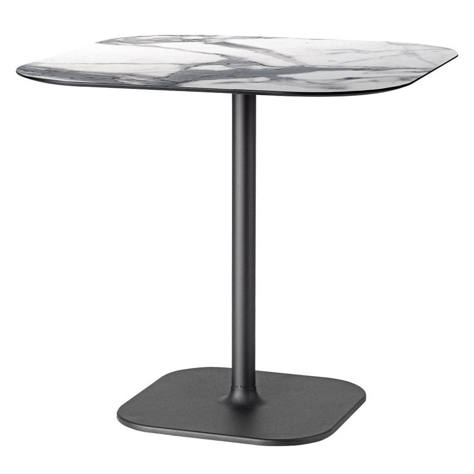 Base de mesa cuadrada de acero de columna redonda Rhino 5184
