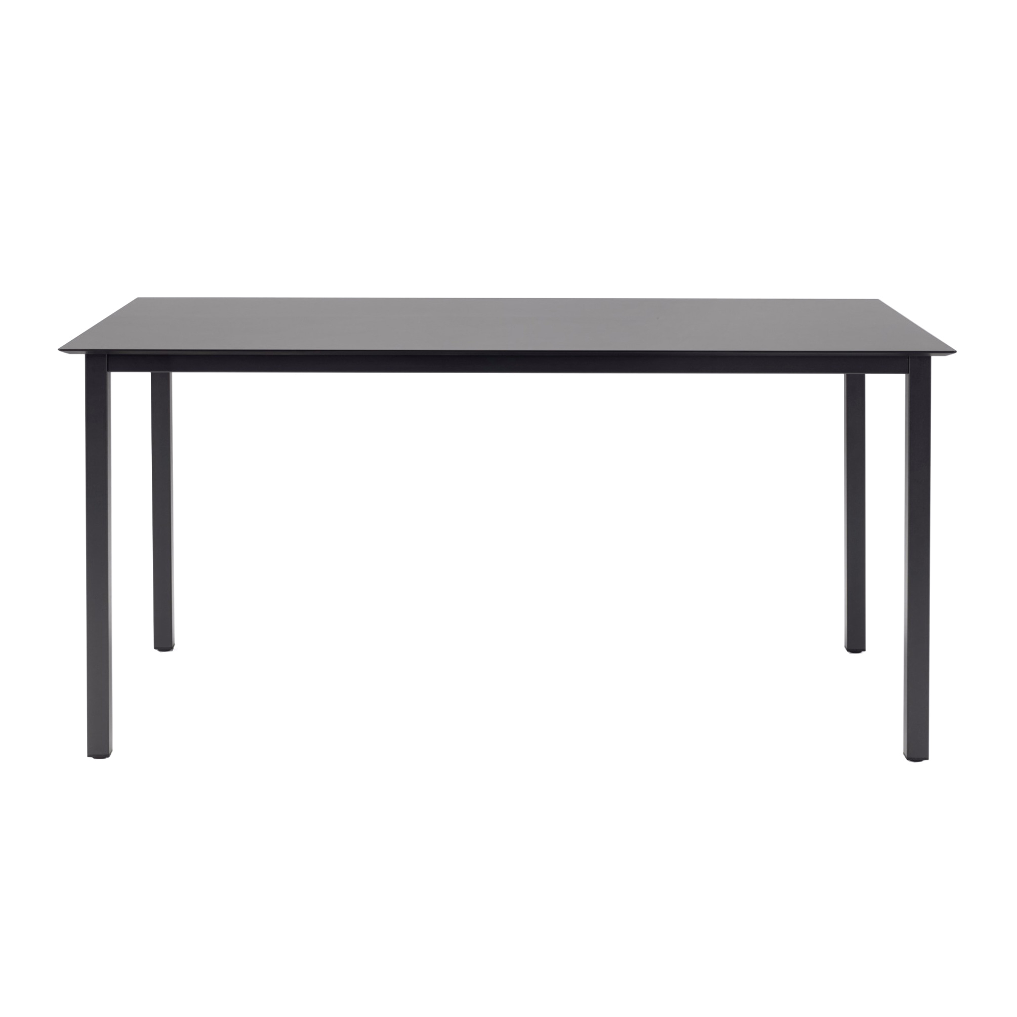 Rectangular 63x35" metal extending table