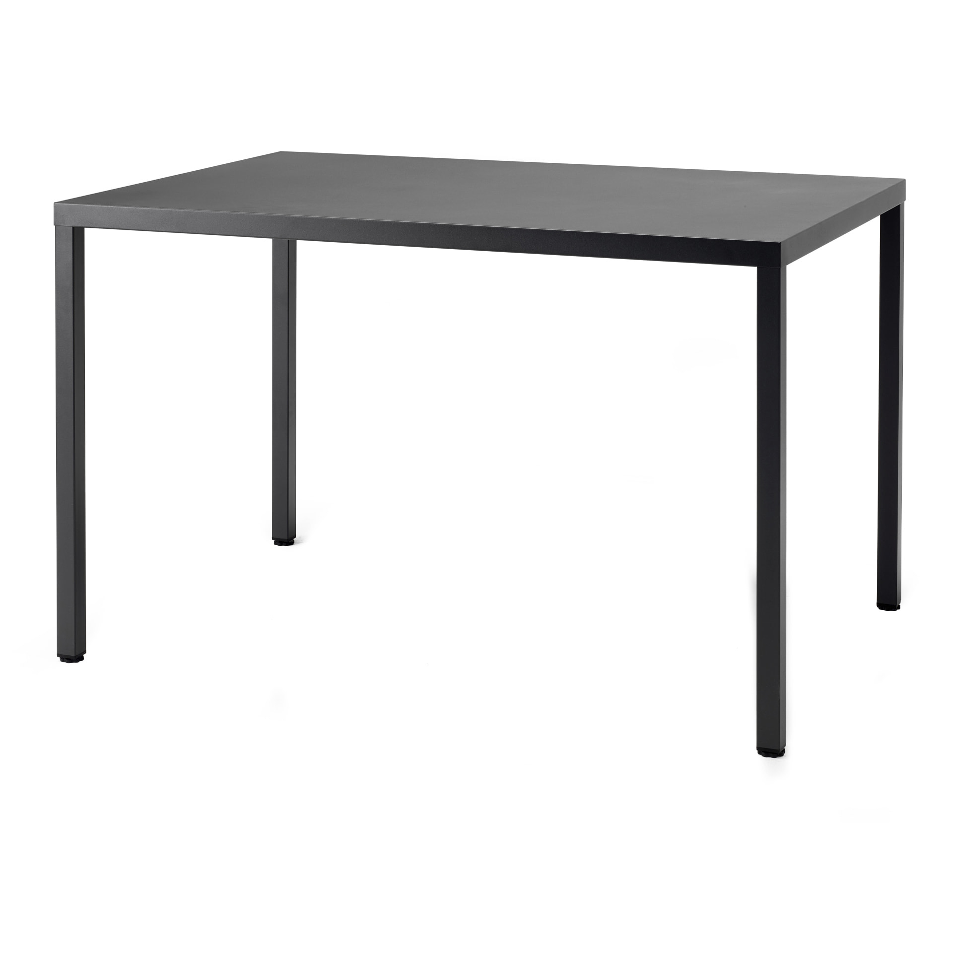 Rectangular 47x31" metal dining table