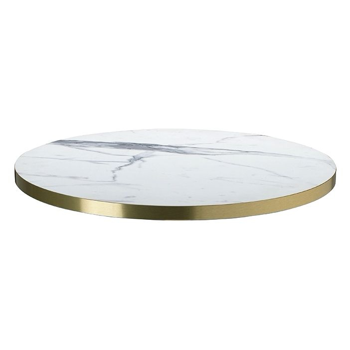 Laminate top with chipboard core and flat brass ABS edge Tiffany 5552 OS