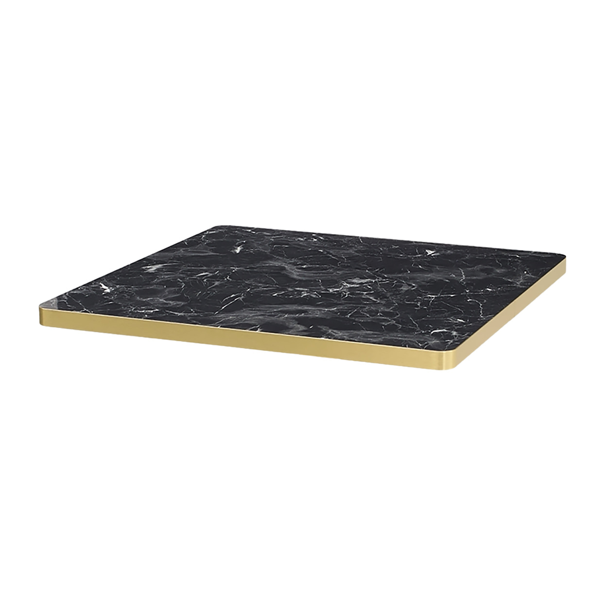 Laminate top with chipboard core and flat brass ABS edge Tiffany 5550 OS