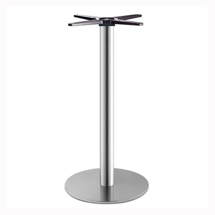 High steel round bar table base