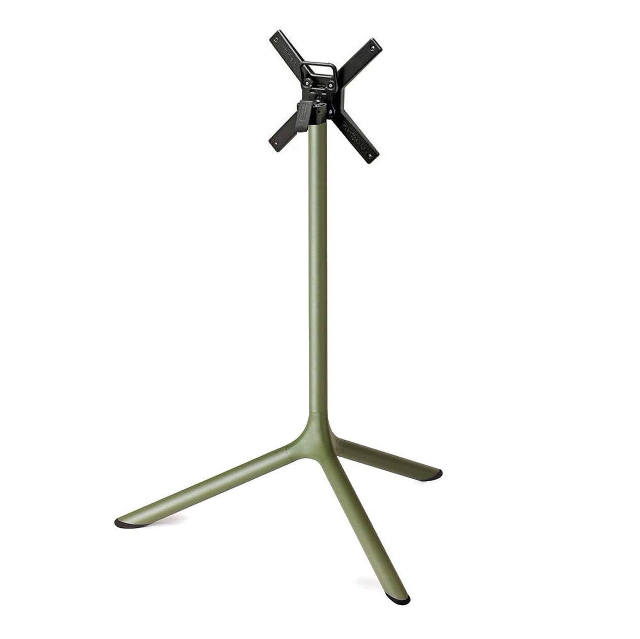 Base de mesa con mecanismo de plegado