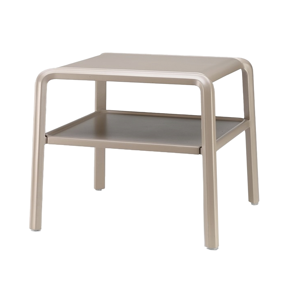 Rectangular 17x15" plastic coffee table