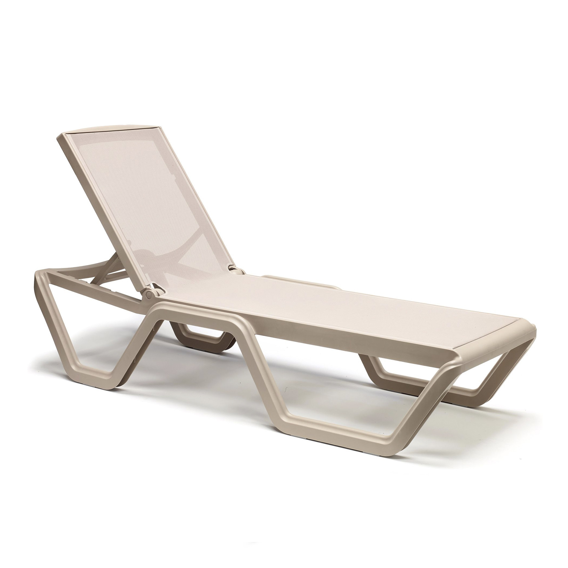 Adjustable stackable sun lounger