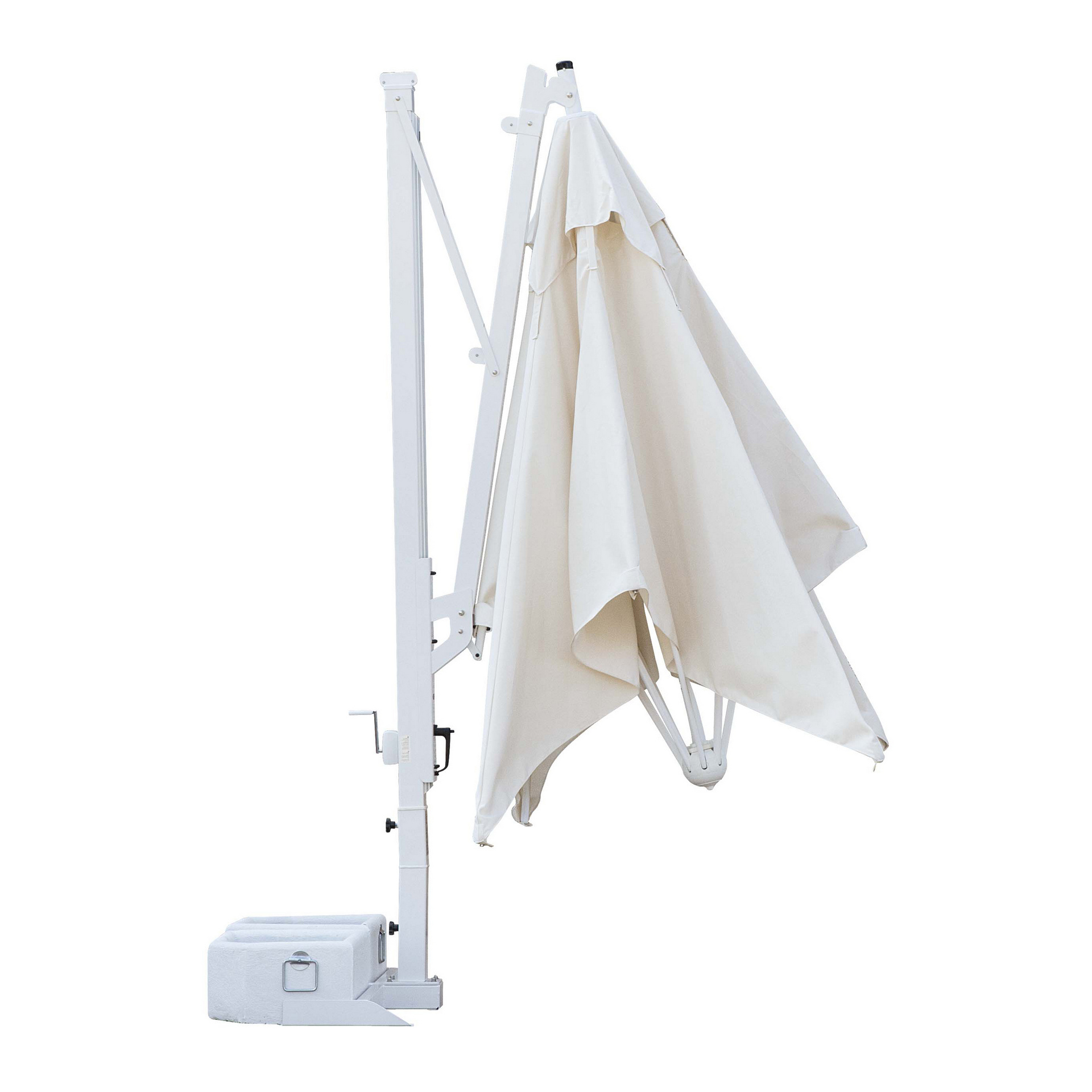 10 Ft Cantilever umbrella with retractable system Galileo C3030