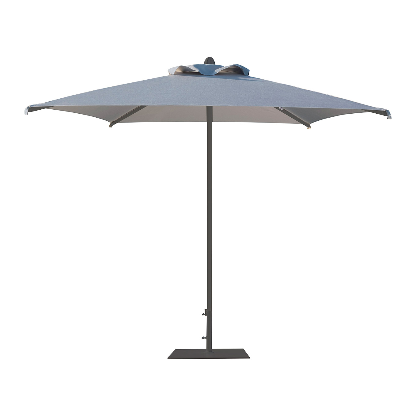 6'7"x6'7" Square center post patio umbrella