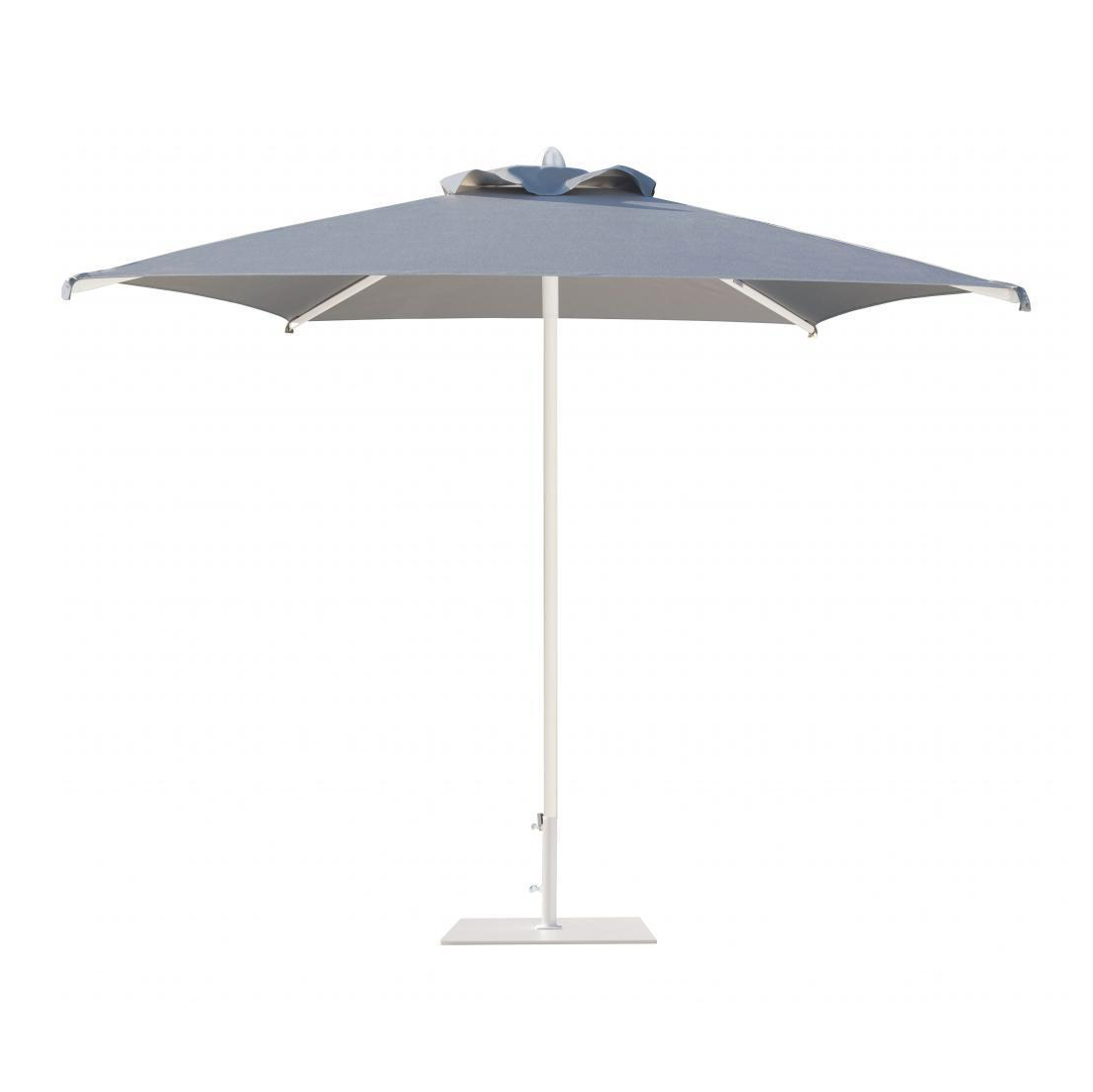 6'7"x6'7" Aluminium square center post umbrella Lido