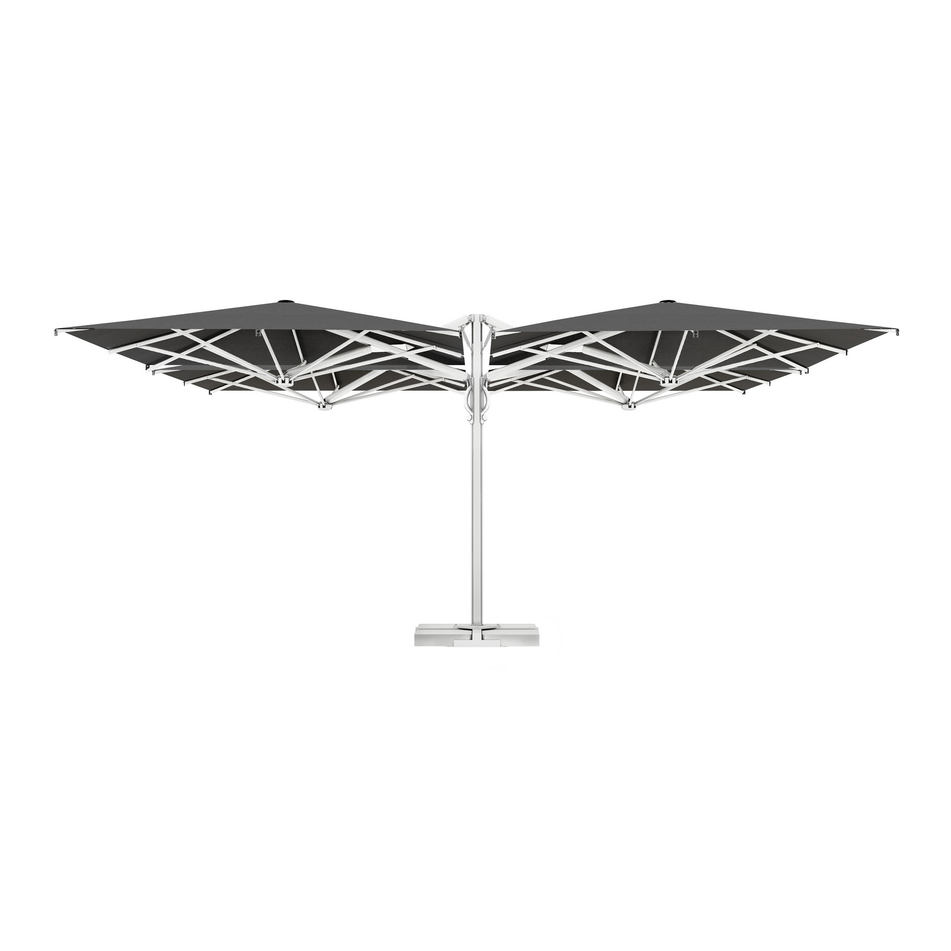 16'5"x16'5" Four-canopy patio umbrella