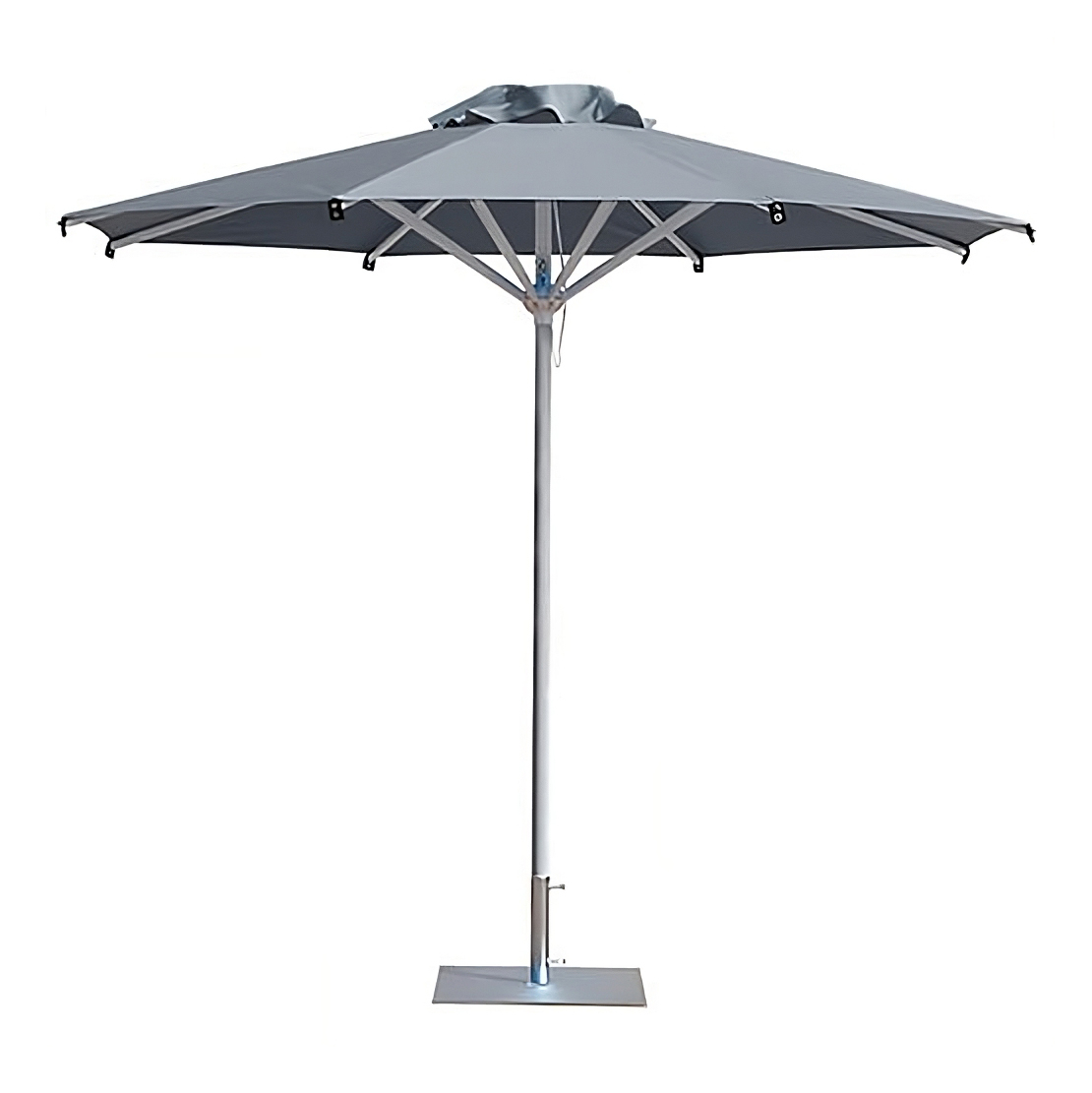 Ø11'6" Octagonal central pole umbrella Rimini
