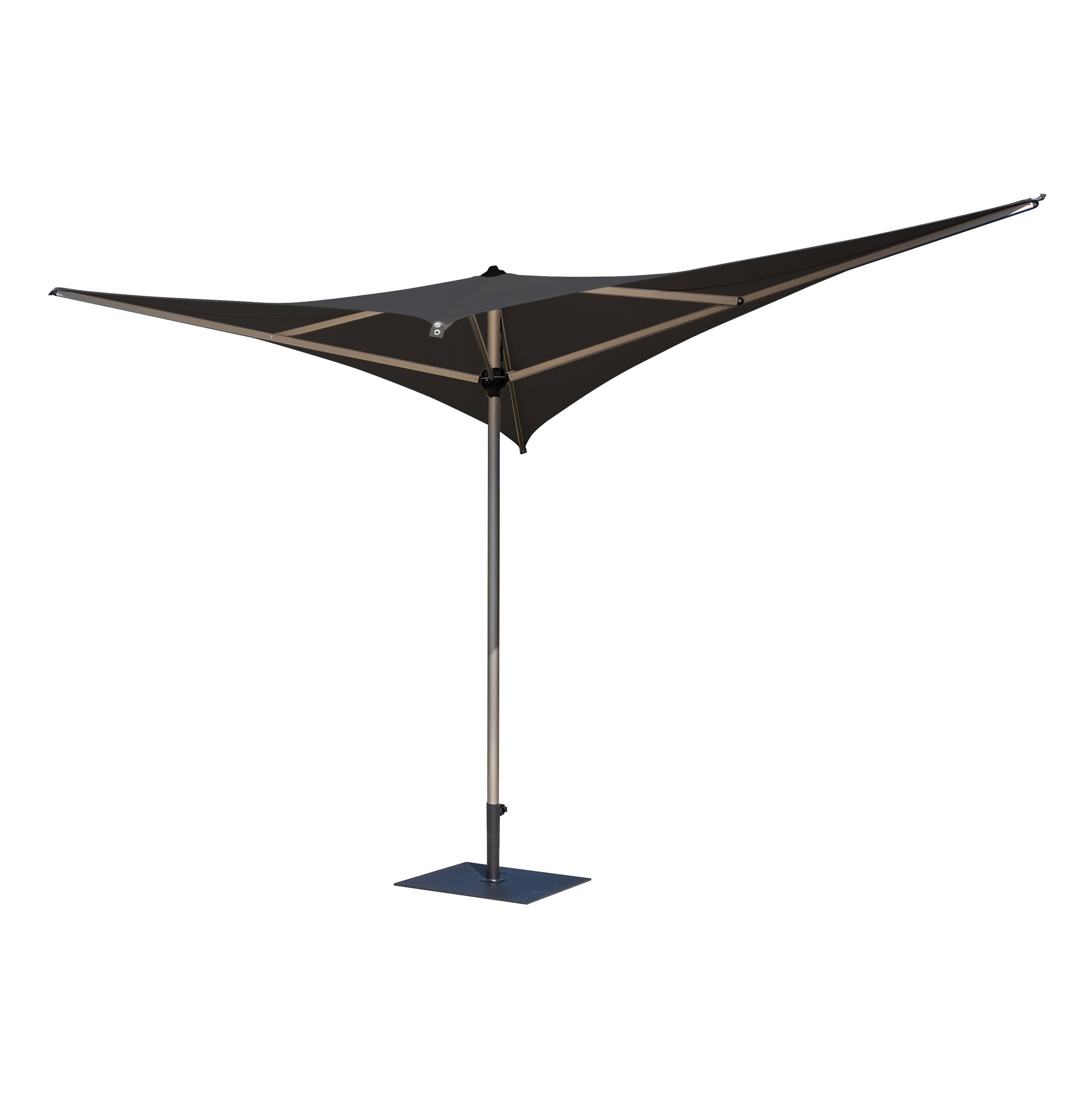 10'x10' Square aluminum patio umbrella