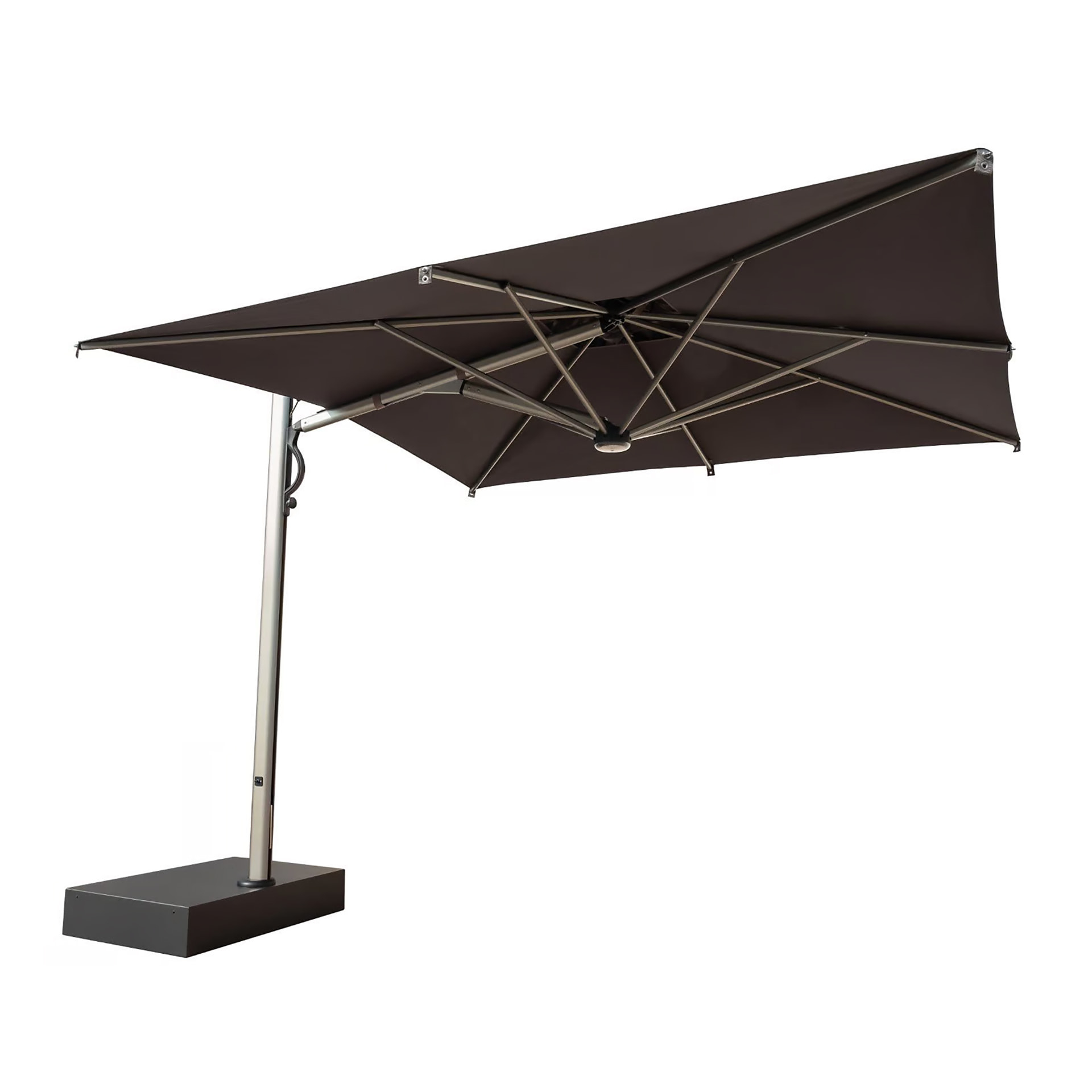 Cantilever umbrella 10'x10' with retractable system Astro C3030