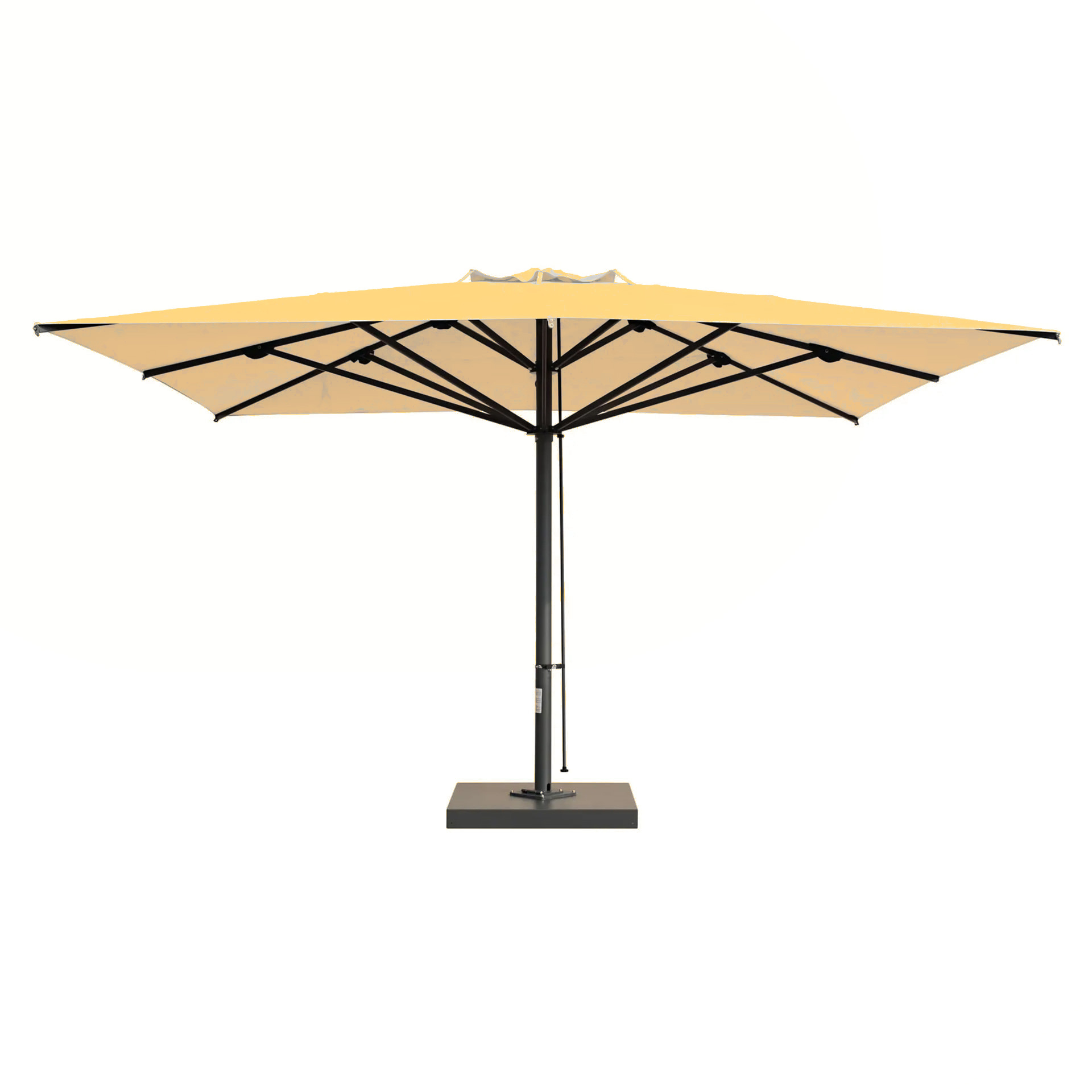 19'8"x19'8" Large central pole umbrella