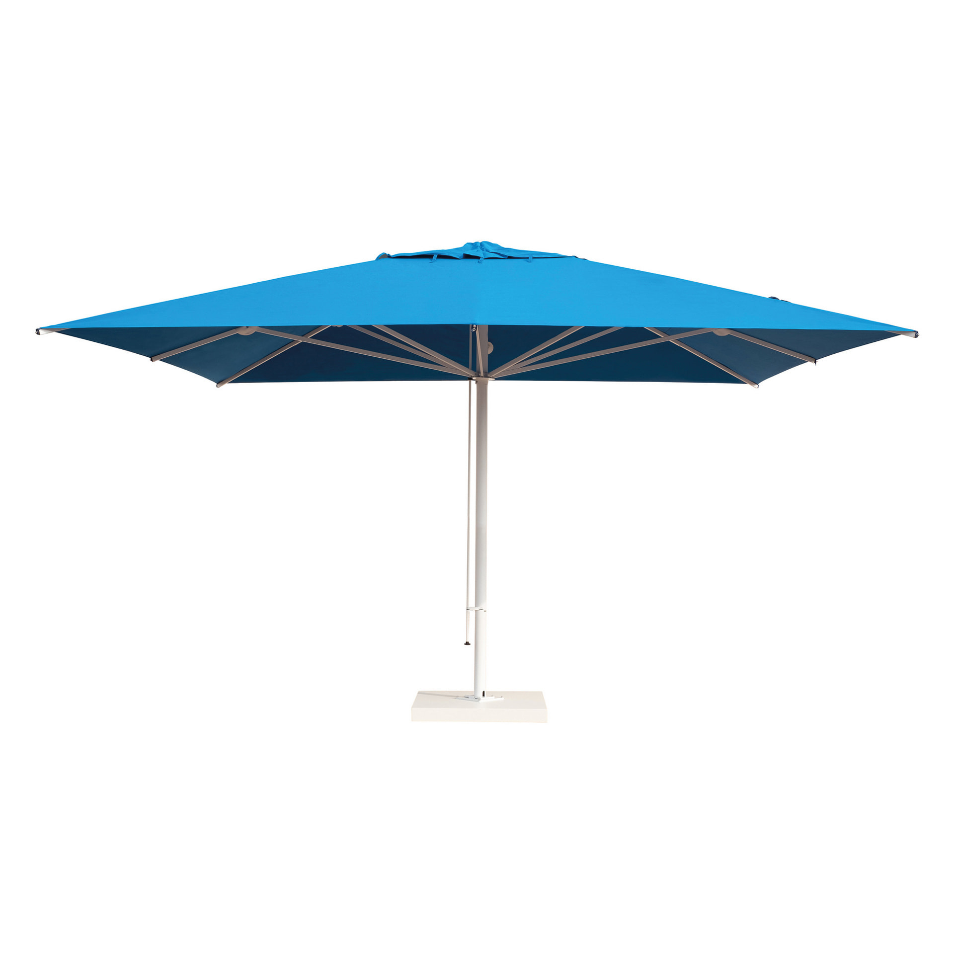 13'x13' Telescopic central pole umbrella