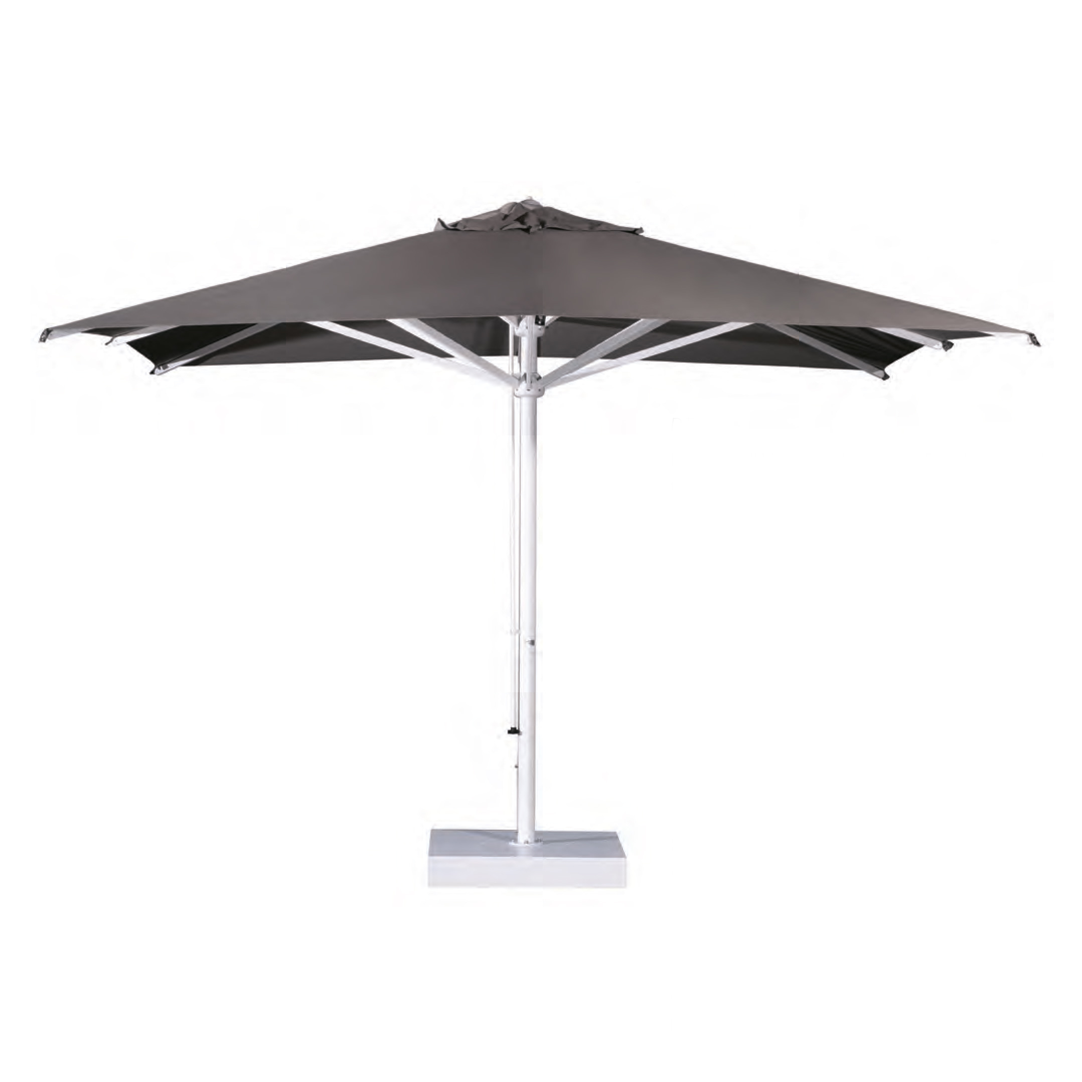 13'x13' Telescopic central pole umbrella