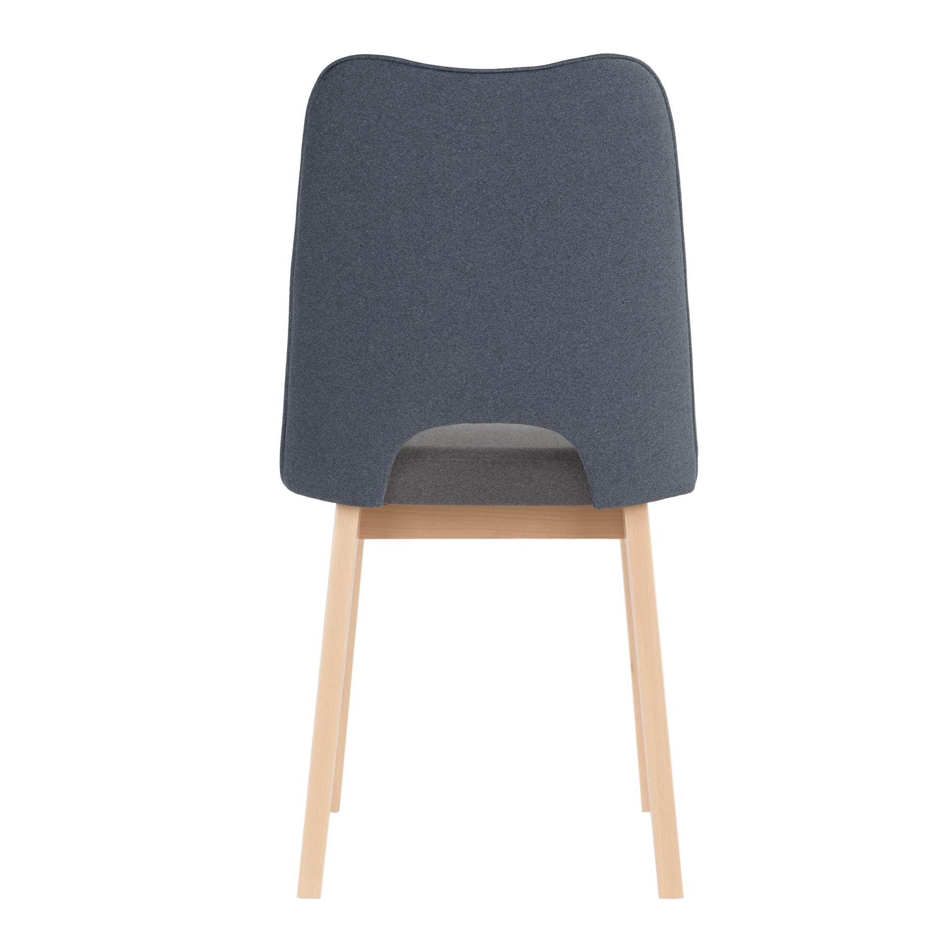 Fully upholstered wooden chair A-Kaus A1