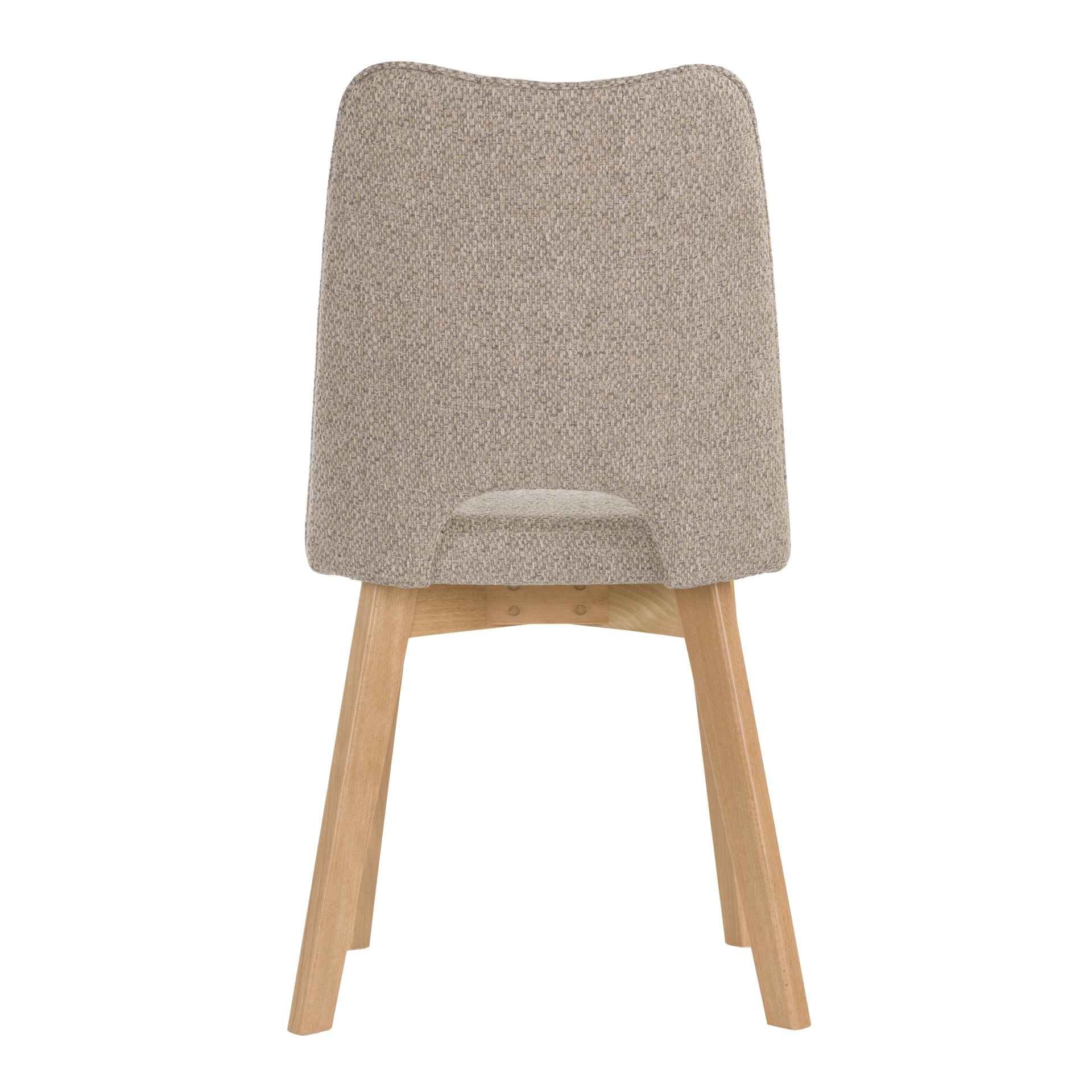 Fully upholstered wooden chair A-Kaus A2
