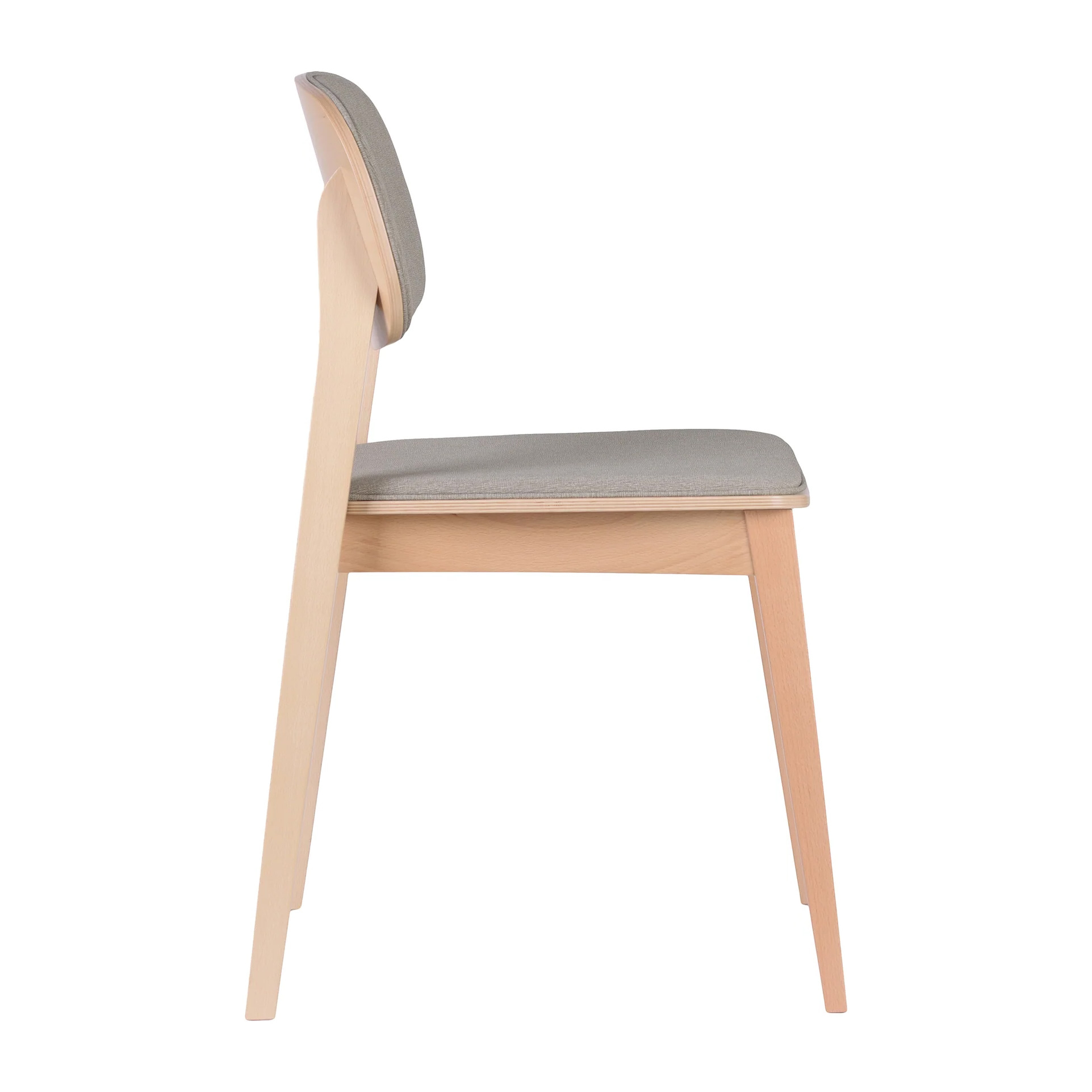Upholstered wooden chair A-Allegra UPH