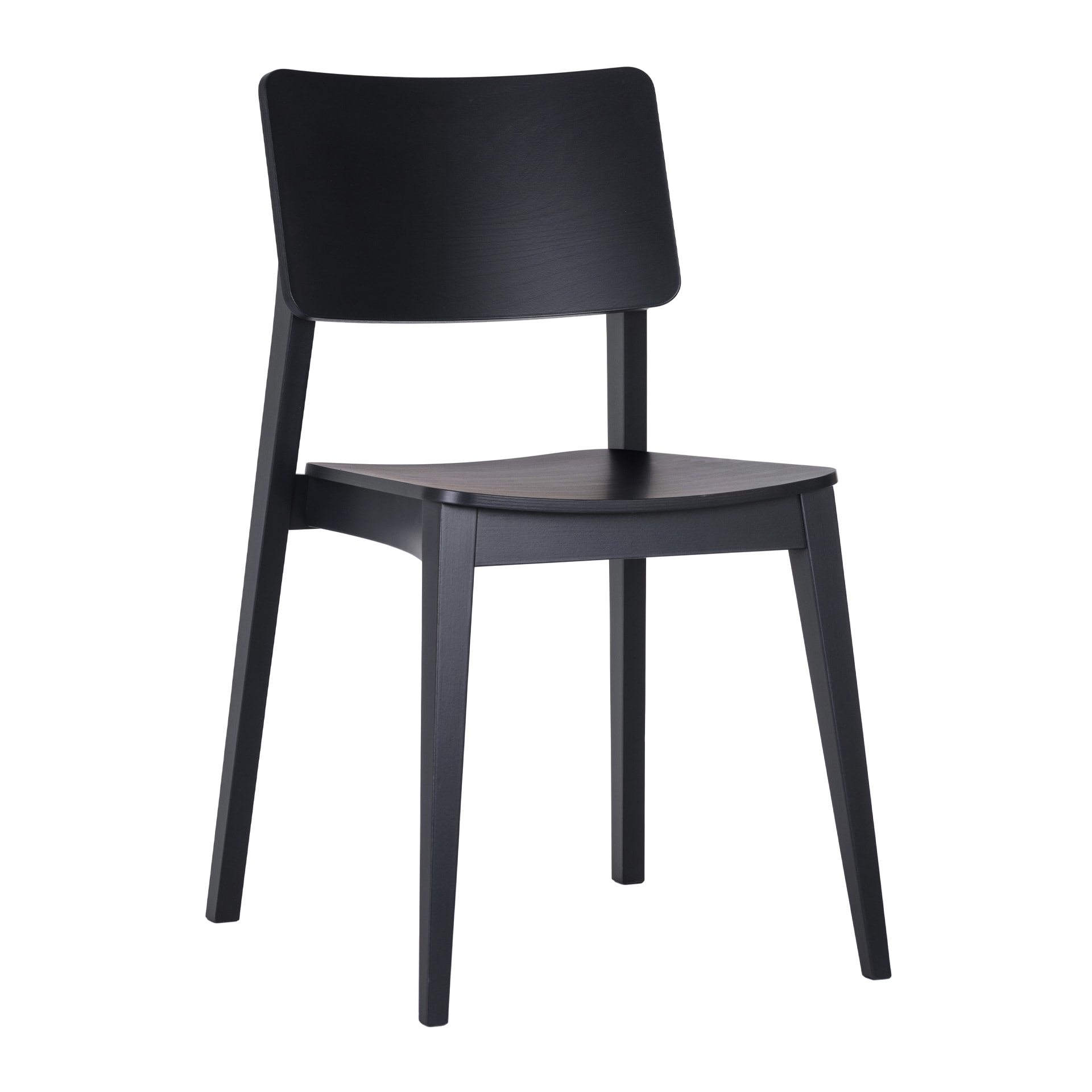 Silla de madera con asiento macizo o acolchado A-Allegro